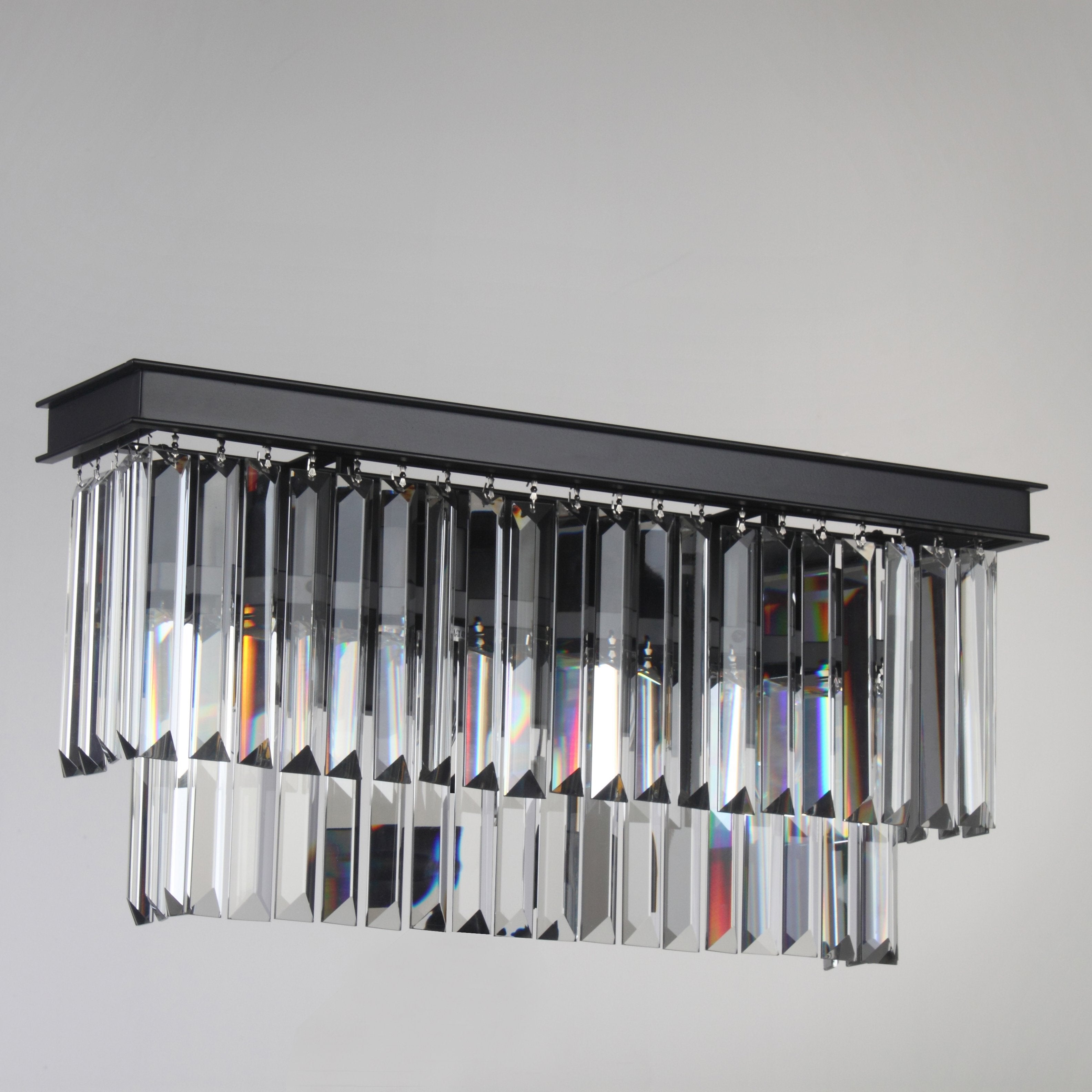 Odeon Crystal Fringe Vanity Sconce - Italian Concept