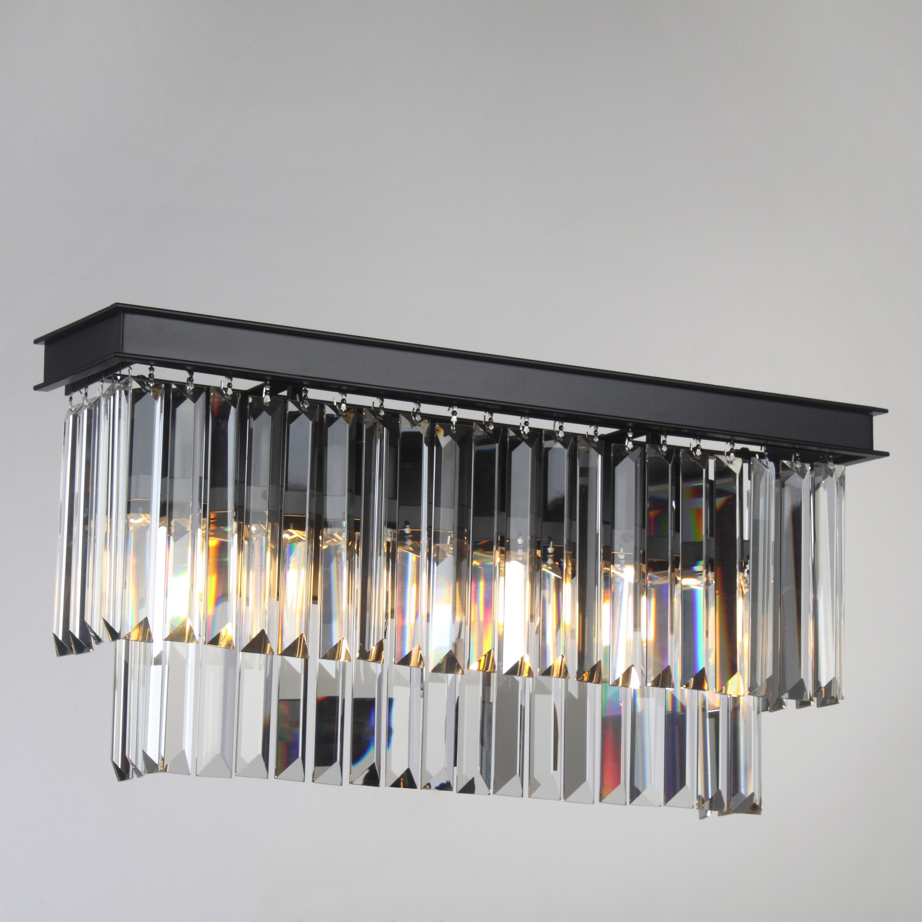 Odeon Crystal Fringe Vanity Sconce - Italian Concept
