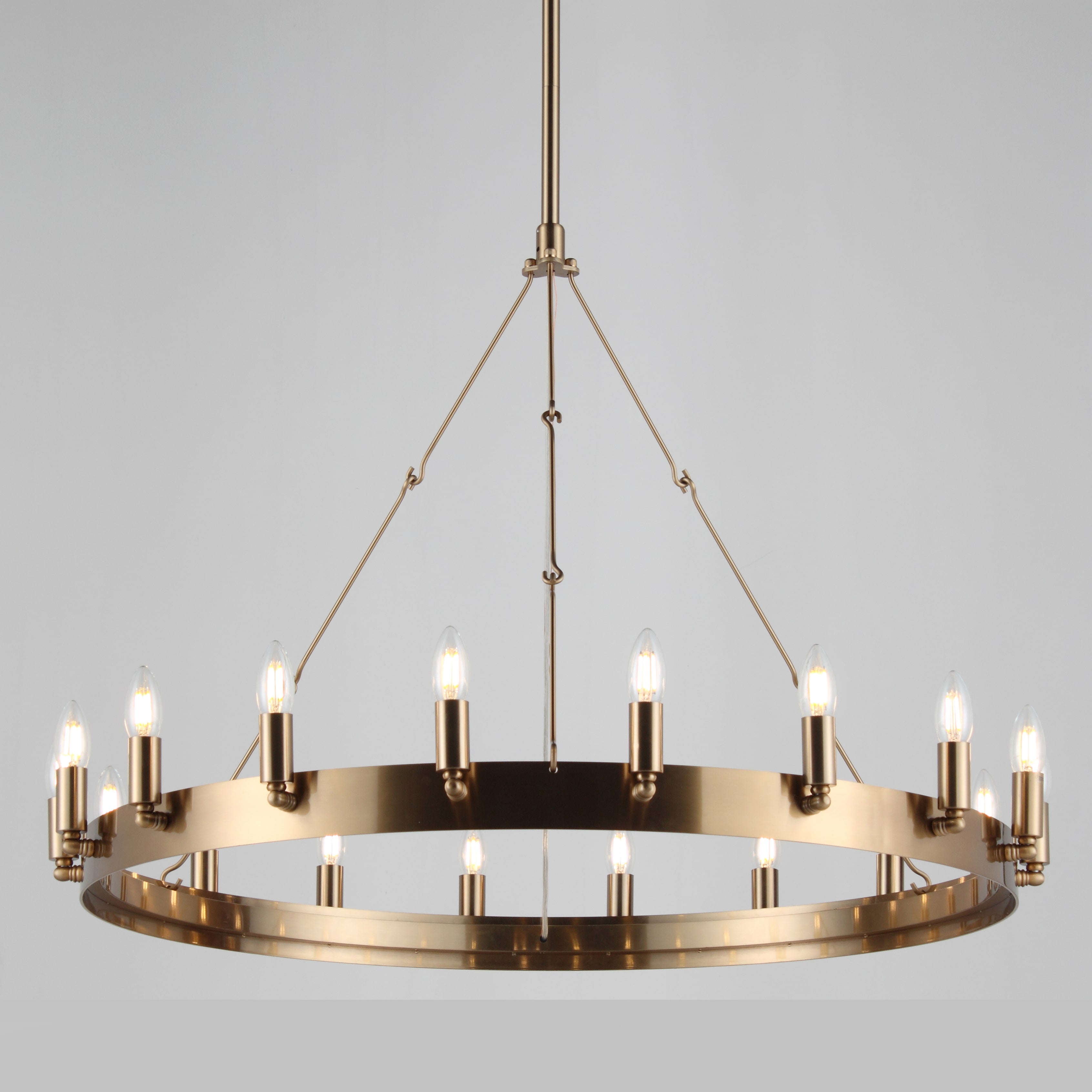 Wheel Barrel Vintage Round Chandelier - Italian Concept