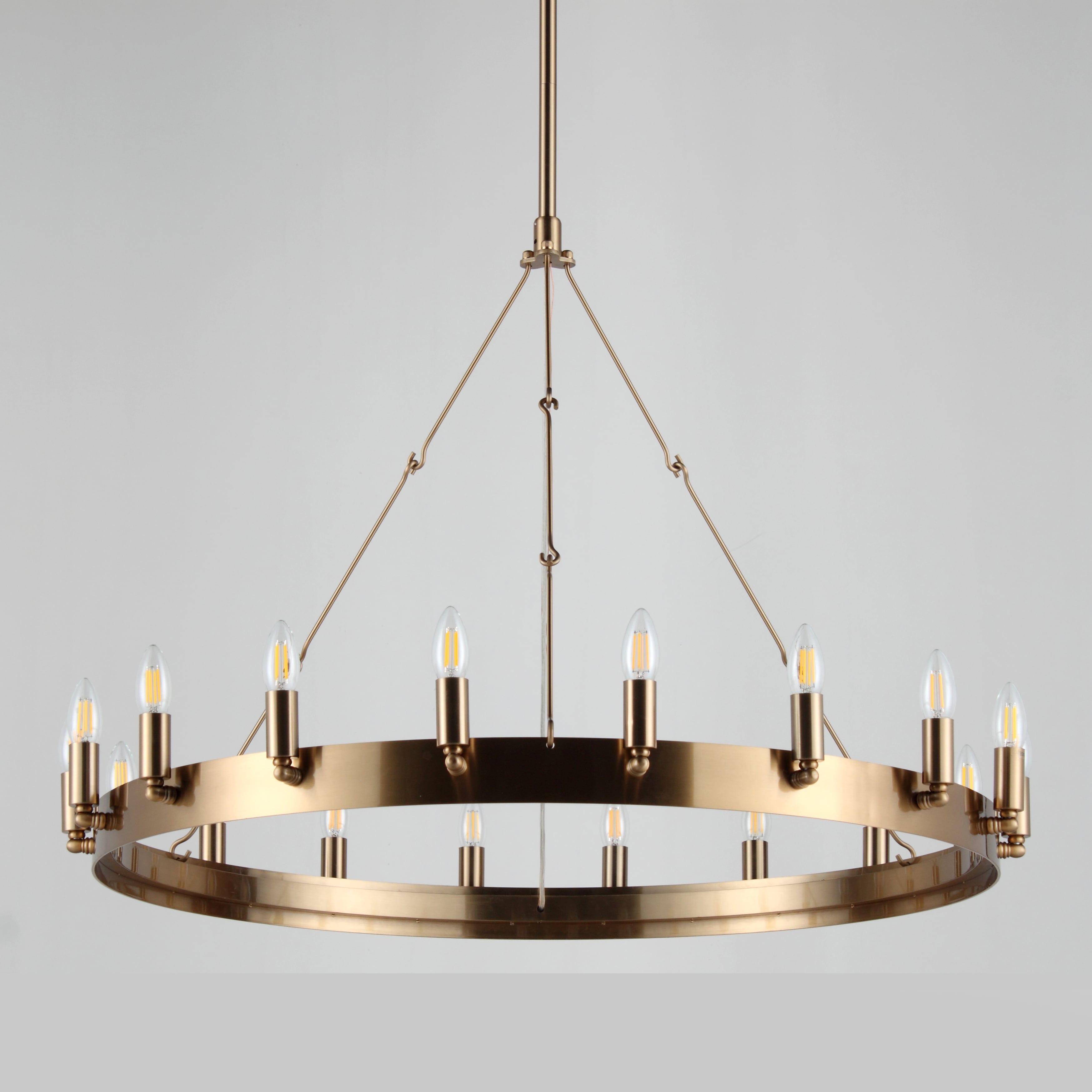Wheel Barrel Vintage Round Chandelier - Italian Concept