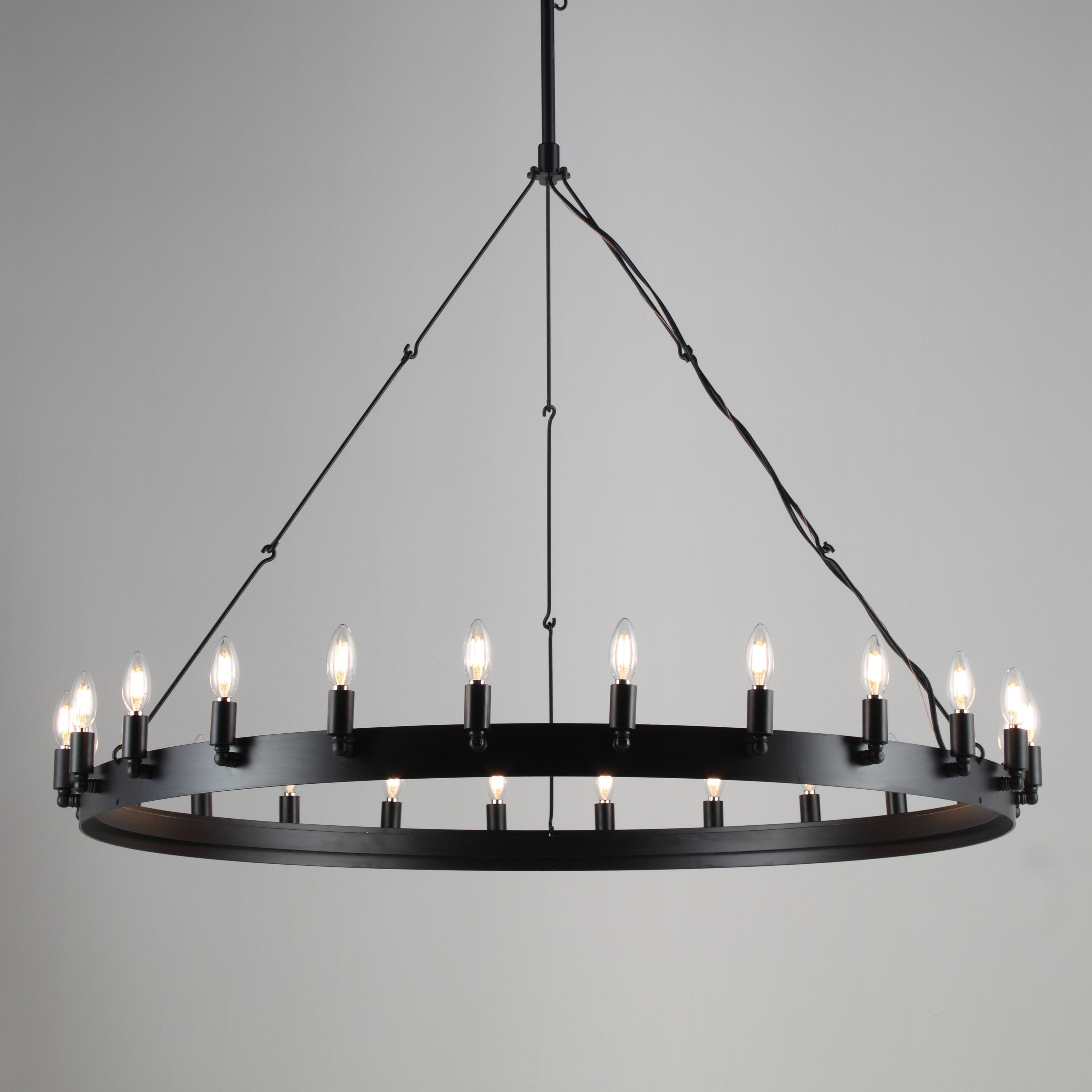 Wheel Barrel Vintage Round Chandelier - Italian Concept