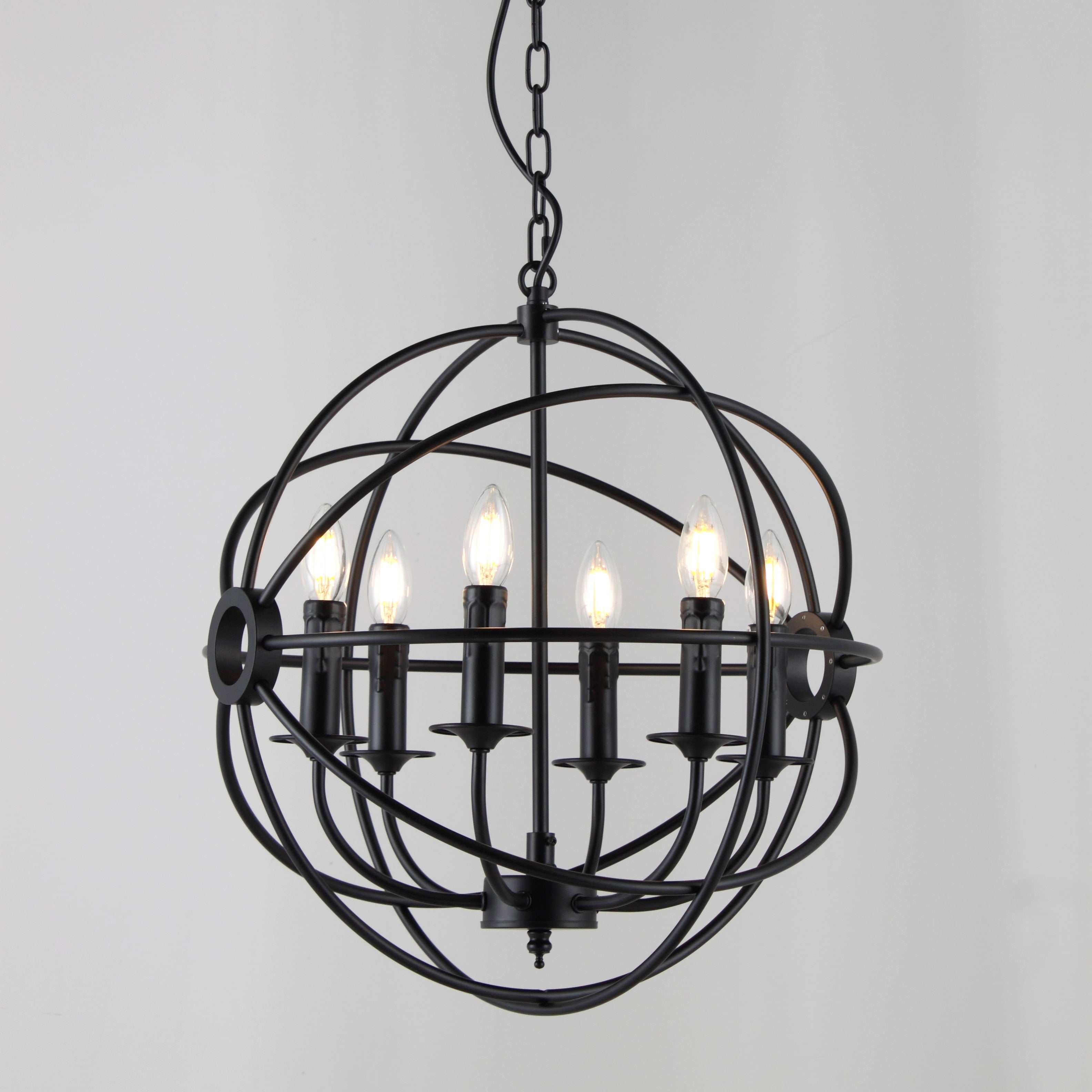 Venus Metal Farmhouse Orb Chandelier - Italian Concept