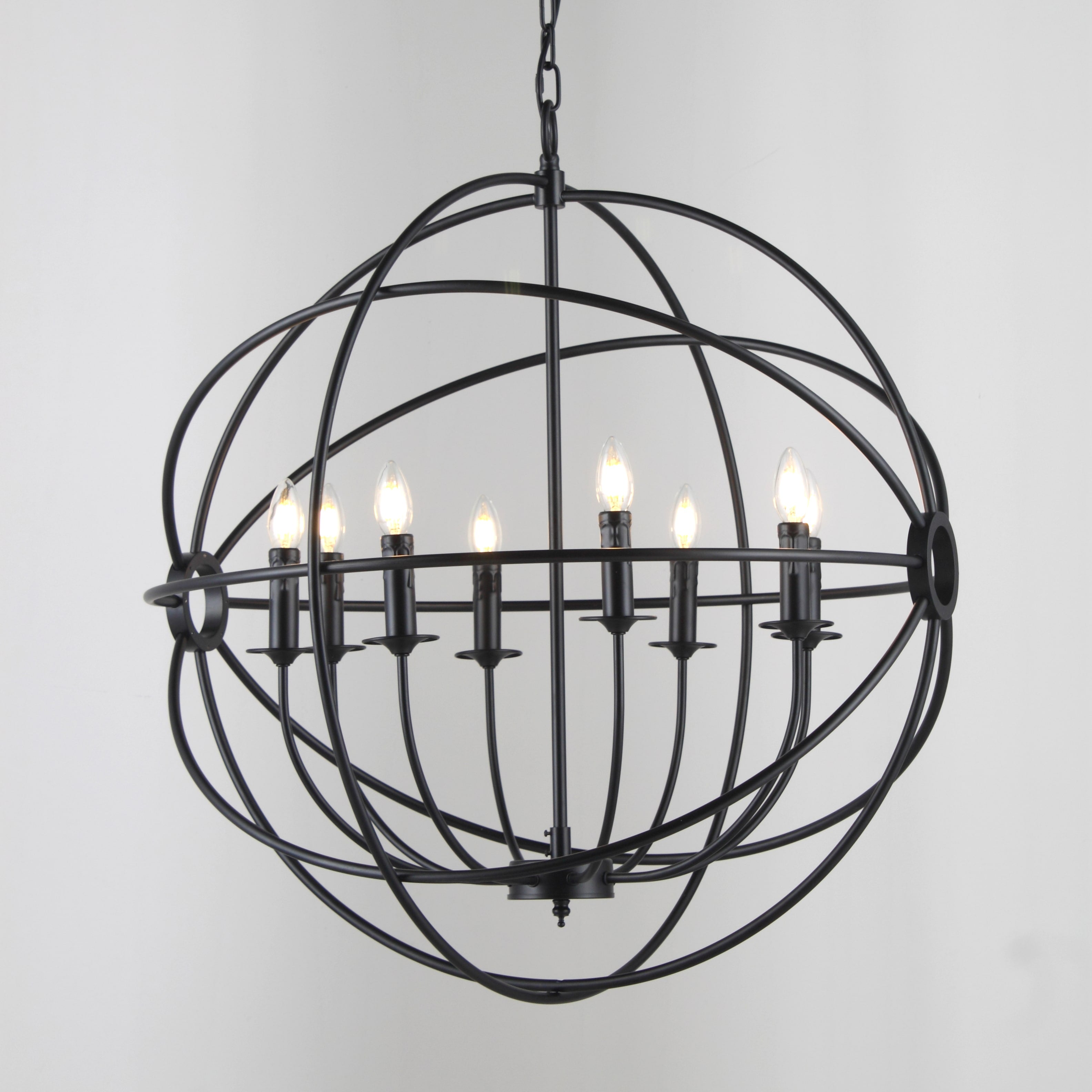 Venus Metal Farmhouse Orb Chandelier - Italian Concept