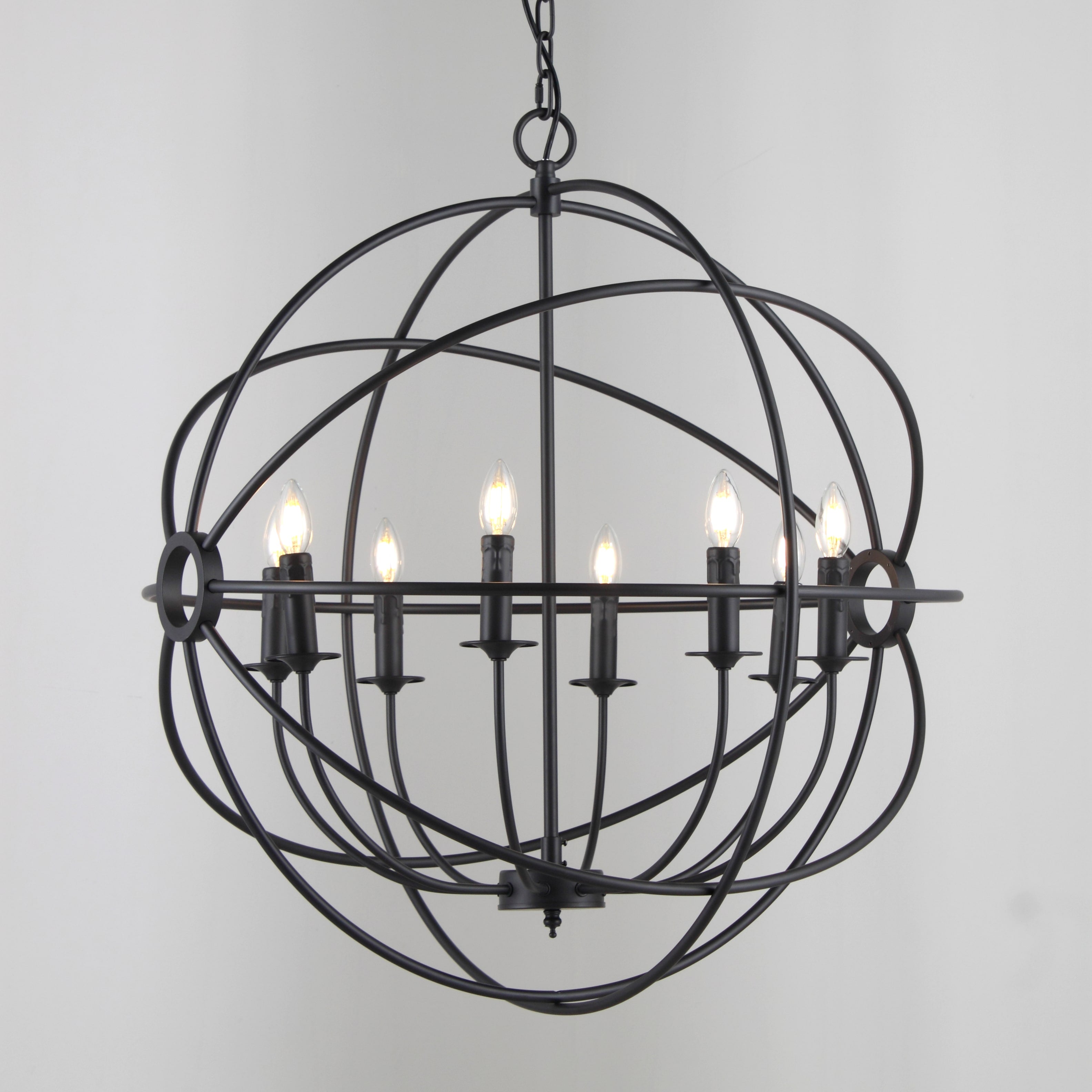 Venus Metal Farmhouse Orb Chandelier - Italian Concept