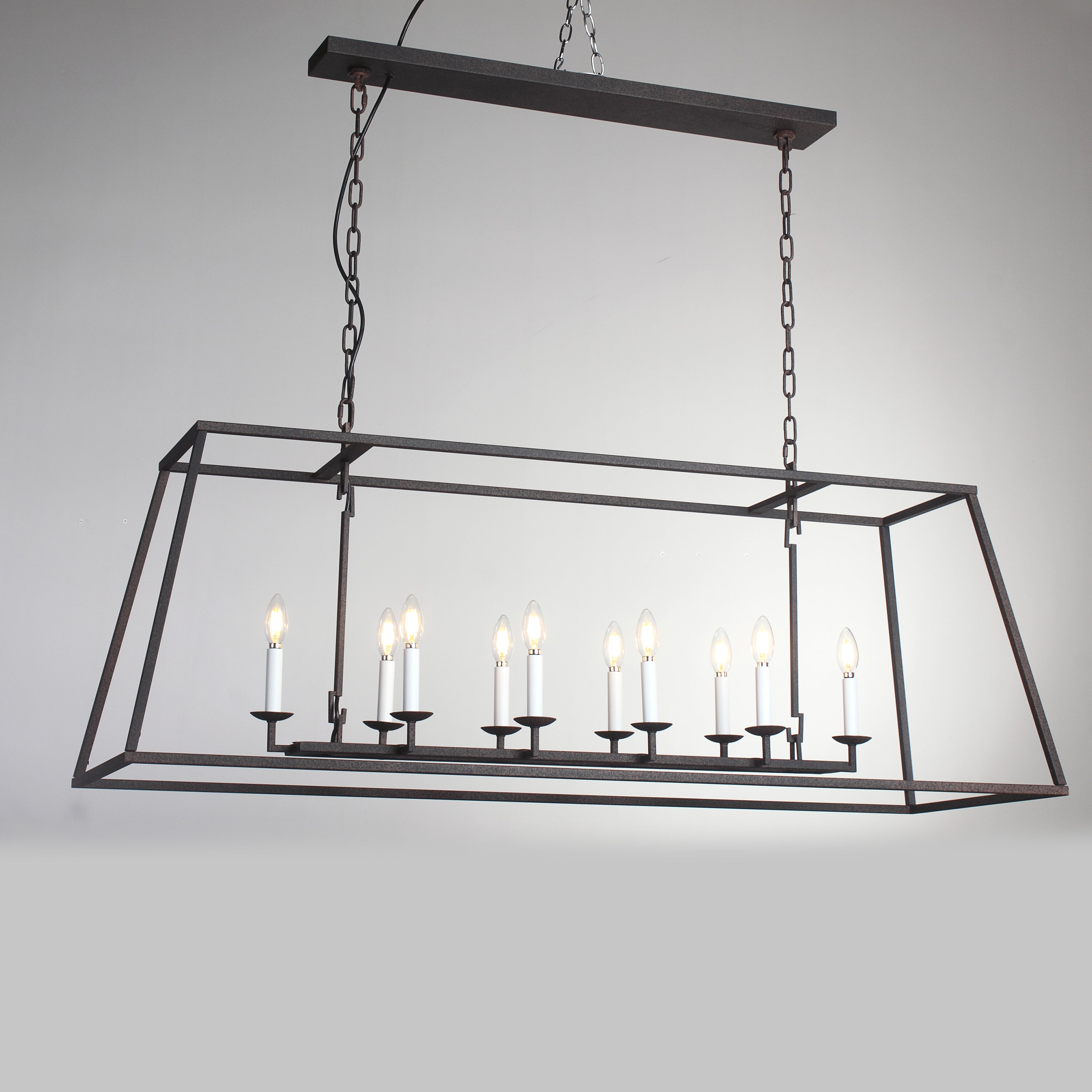 Chris Graff V2 Linear Farmhouse Kitchen Island Lantern Pendant - Italian Concept -