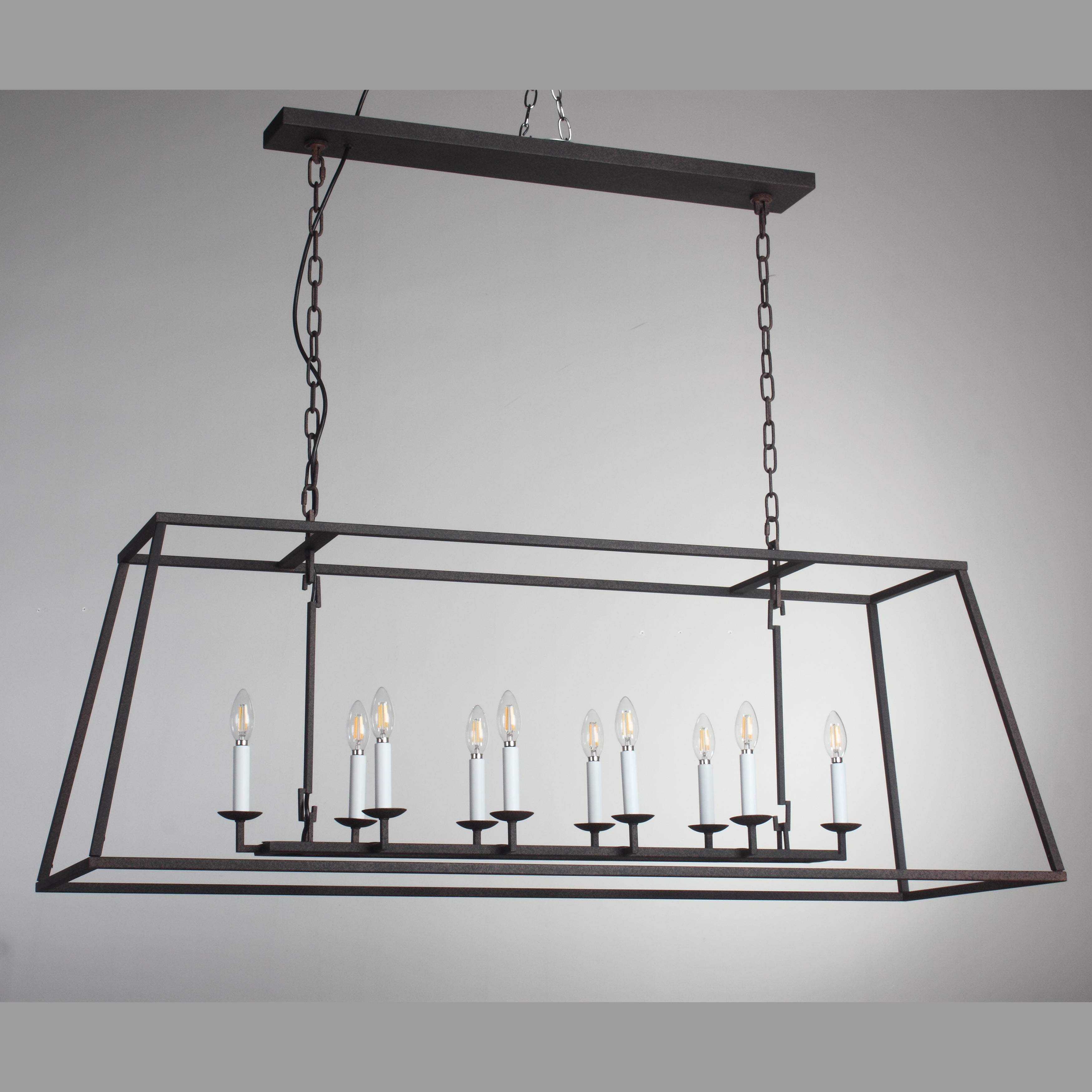 Chris Graff V2 Linear Farmhouse Kitchen Island Lantern Pendant - Italian Concept -