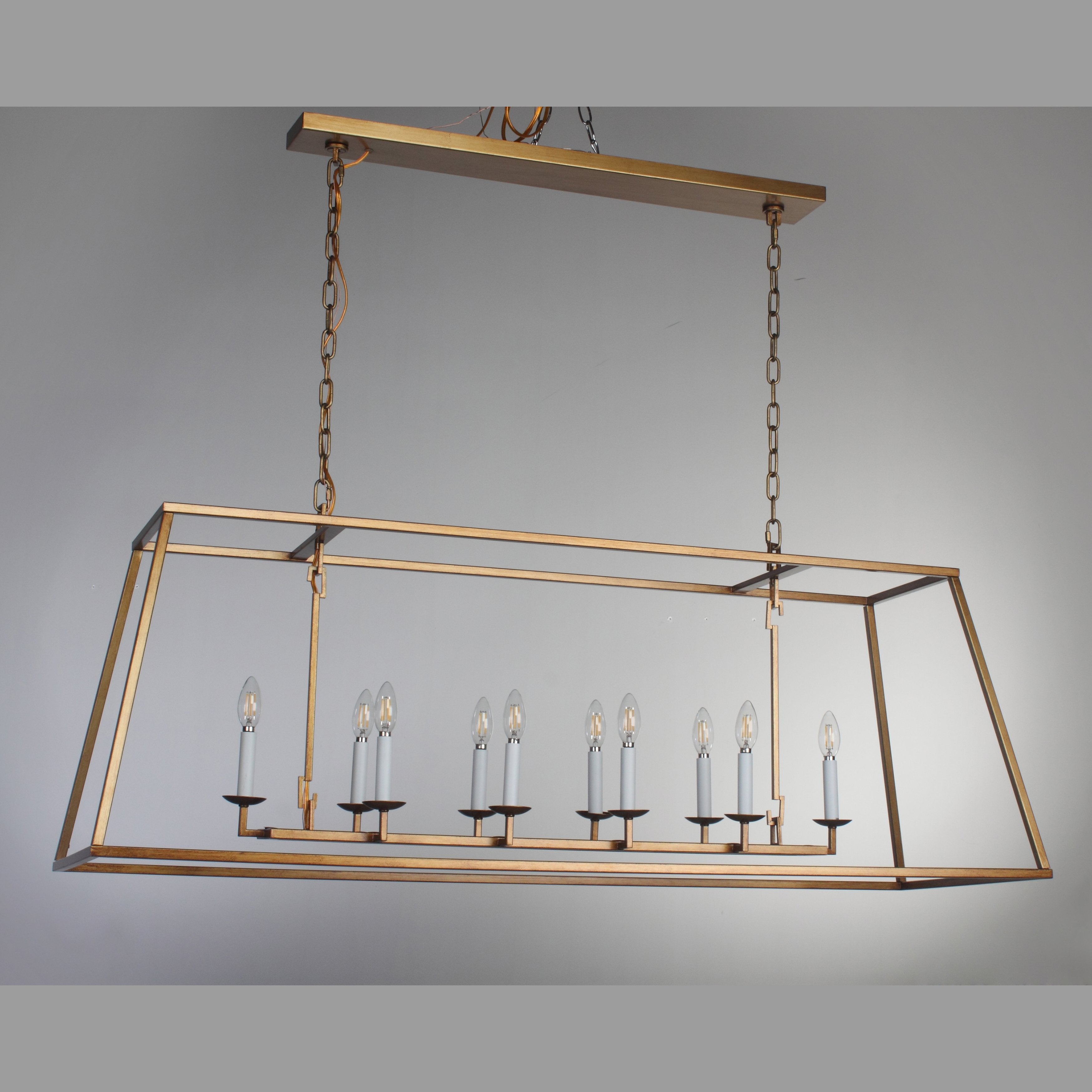 Chris Graff V2 Linear Farmhouse Kitchen Island Lantern Pendant - Italian Concept -