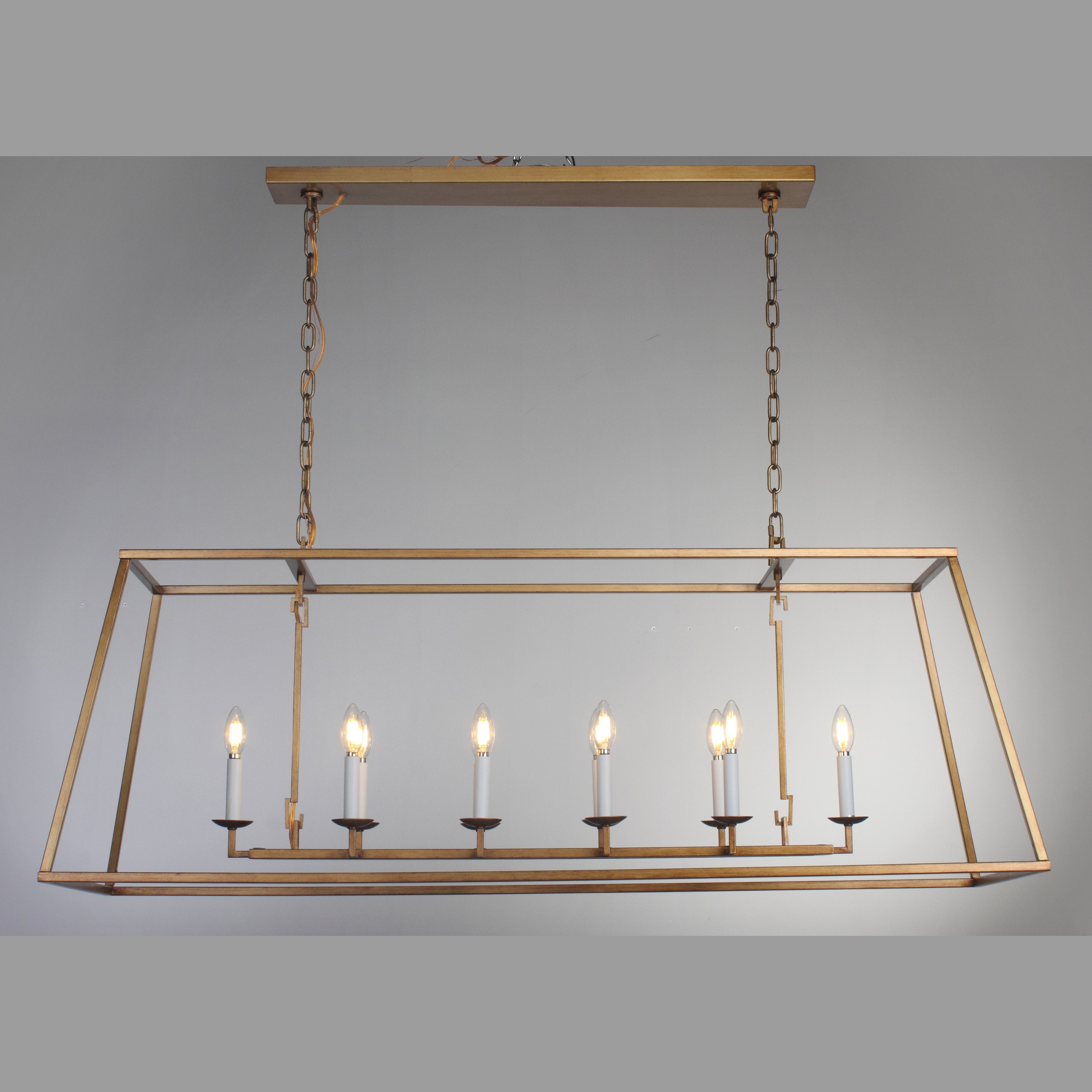 Chris Graff V2 Linear Farmhouse Kitchen Island Lantern Pendant - Italian Concept -