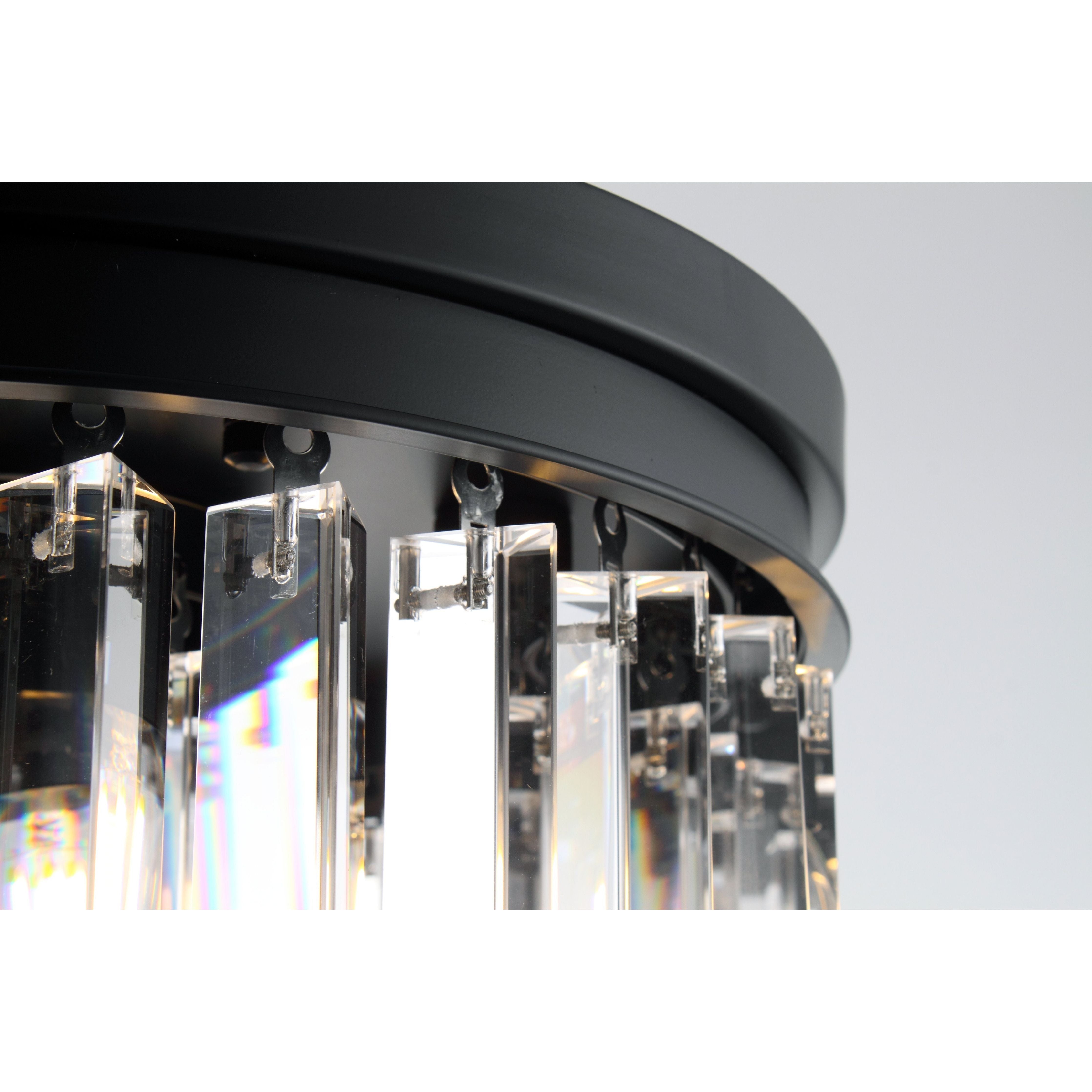 Apex 3-Tier Odeon Crystal Fringe Chandelier - Italian Concept -