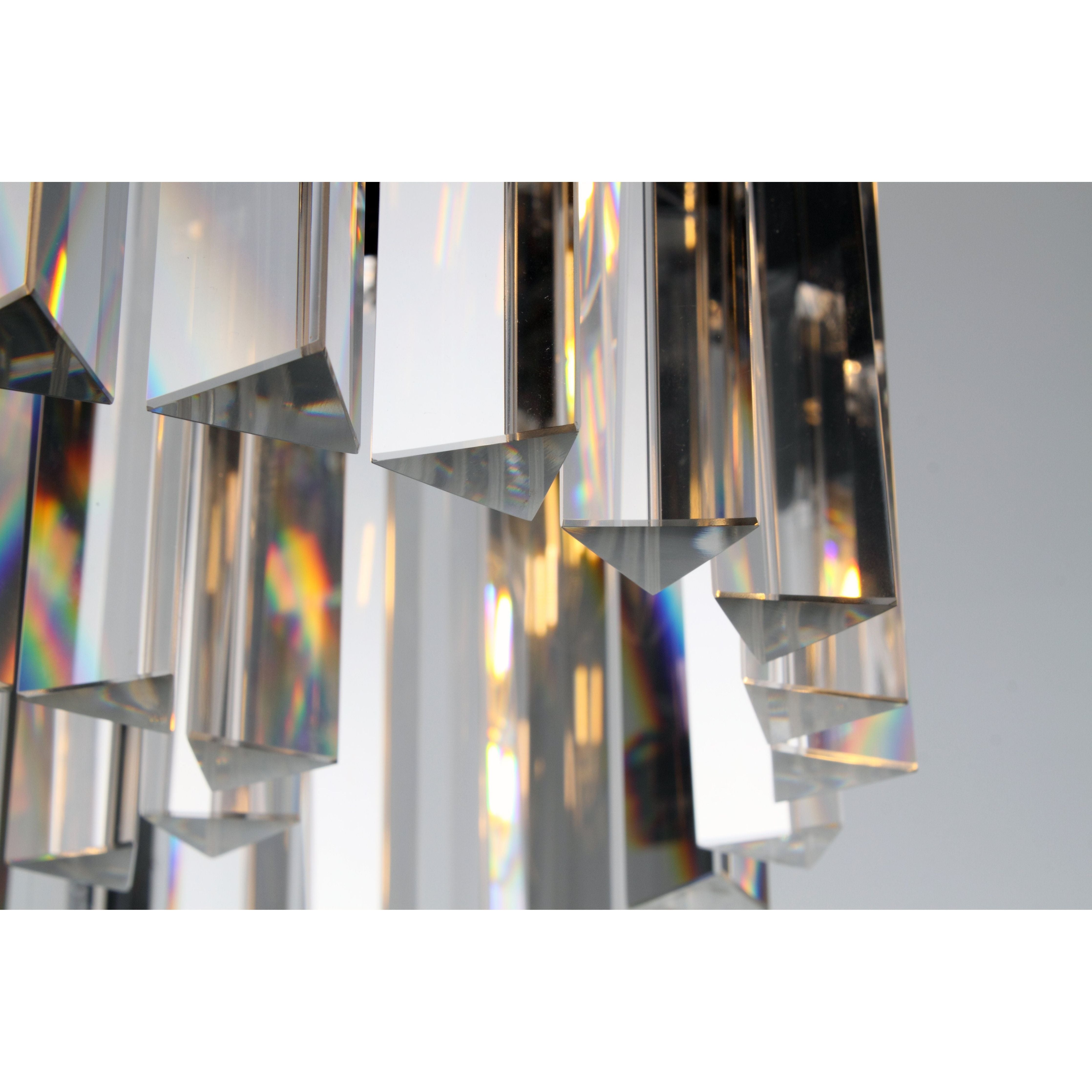 Apex 3-Tier Odeon Crystal Fringe Chandelier - Italian Concept -