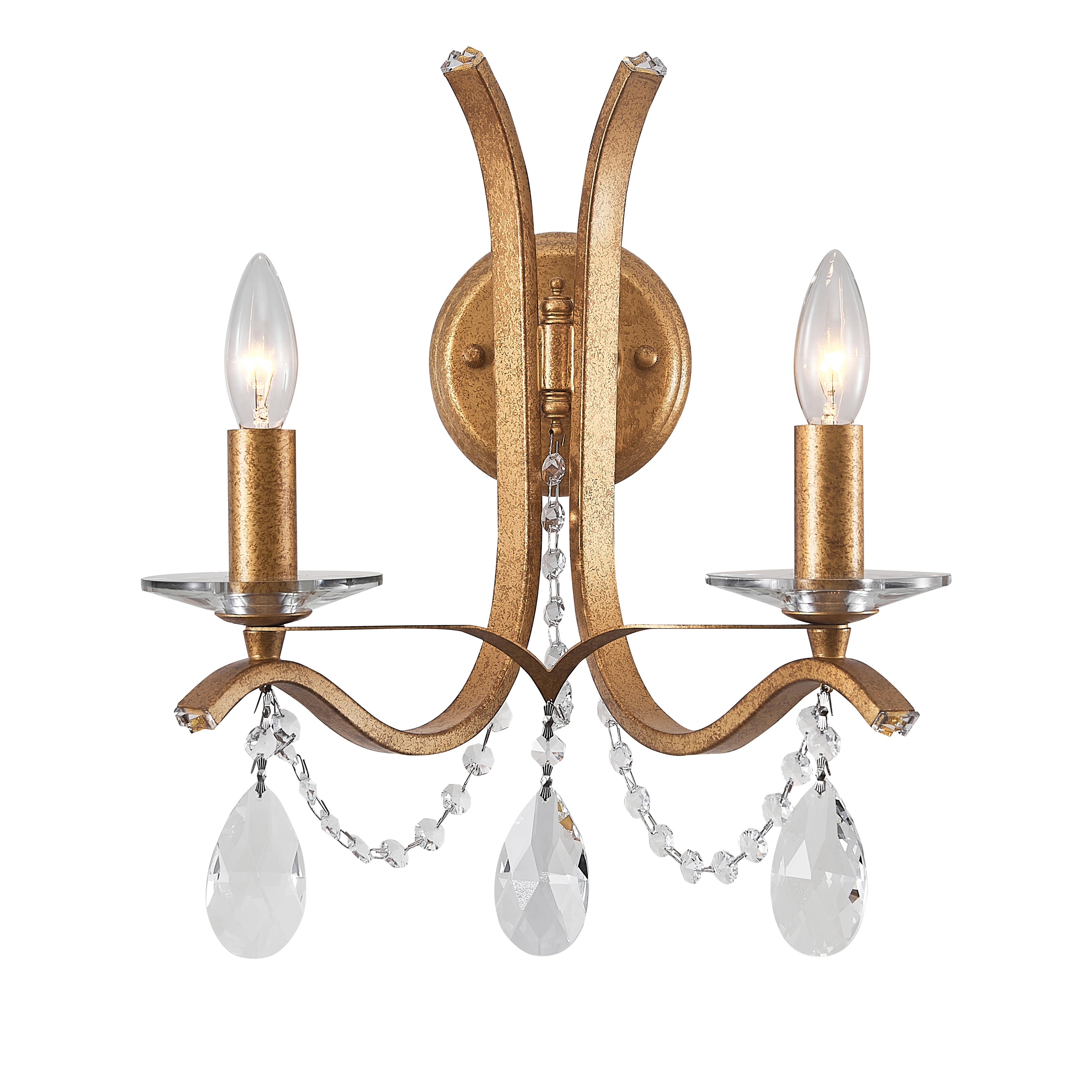 Bella Candelabra Crystal Sconce BS91503A - Italian Concept -
