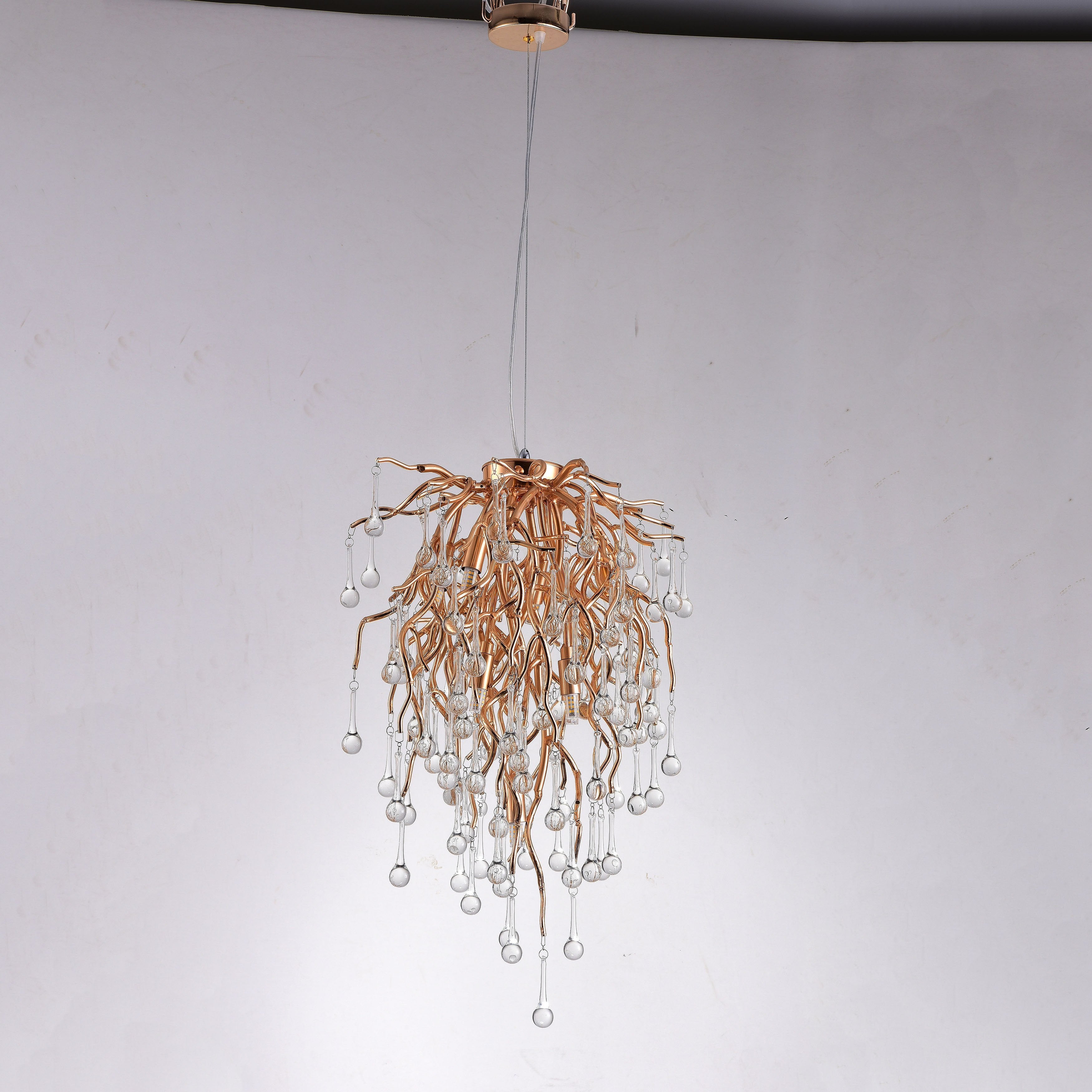 Livio 15" Branching Round Teardrop Pendant Light - Italian Concept