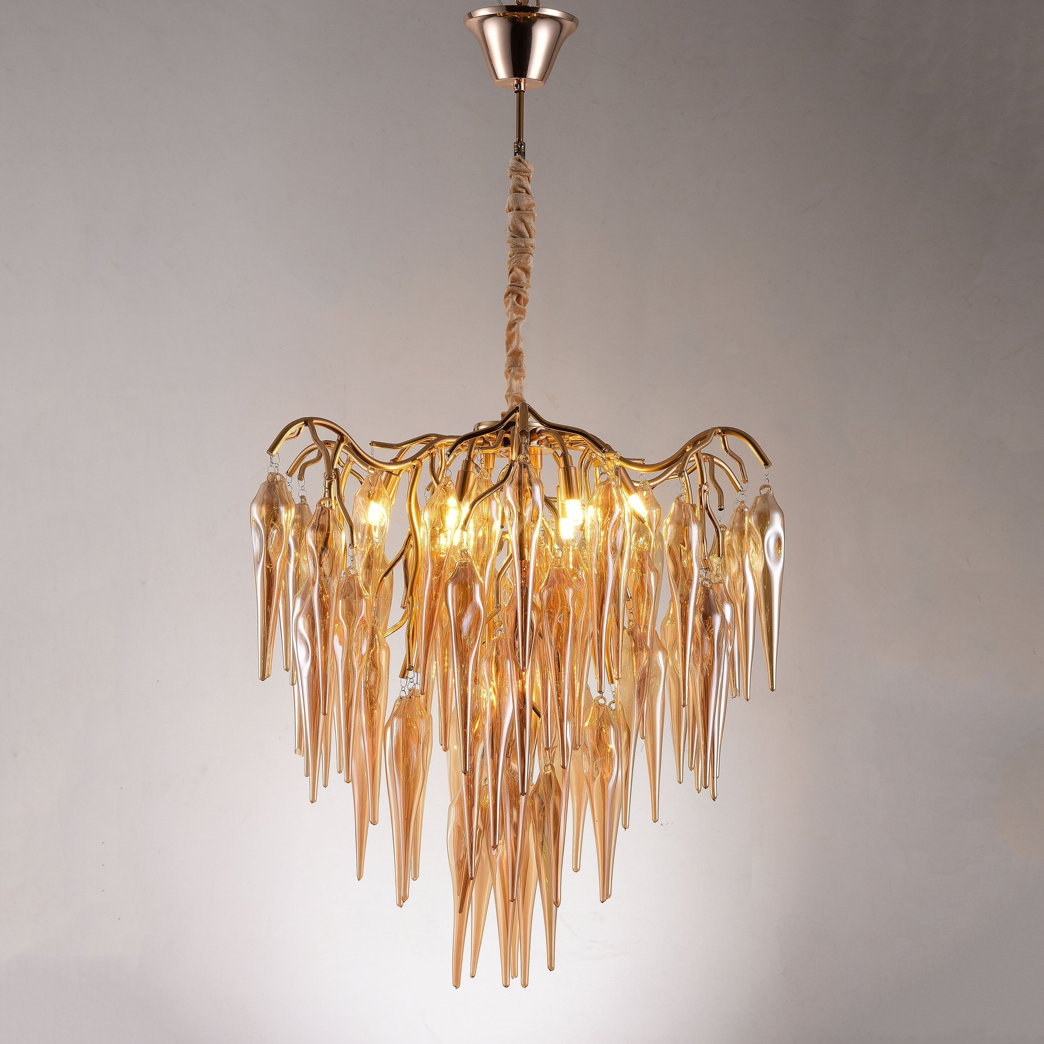 Glacier Organic Branching Round Chandelier 8002-800A - Italian Concept