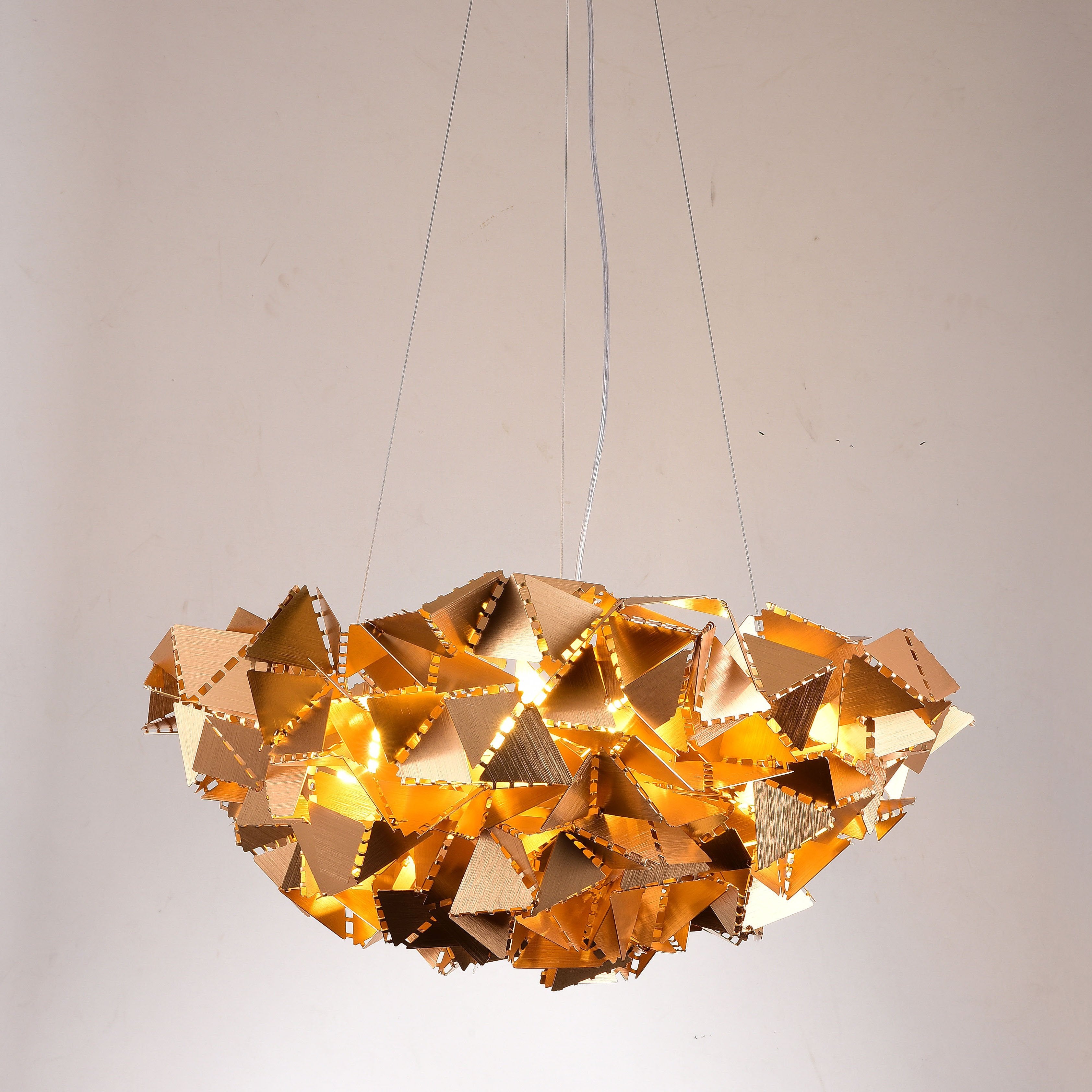Origami Round Metal Chandelier - Italian Concept -