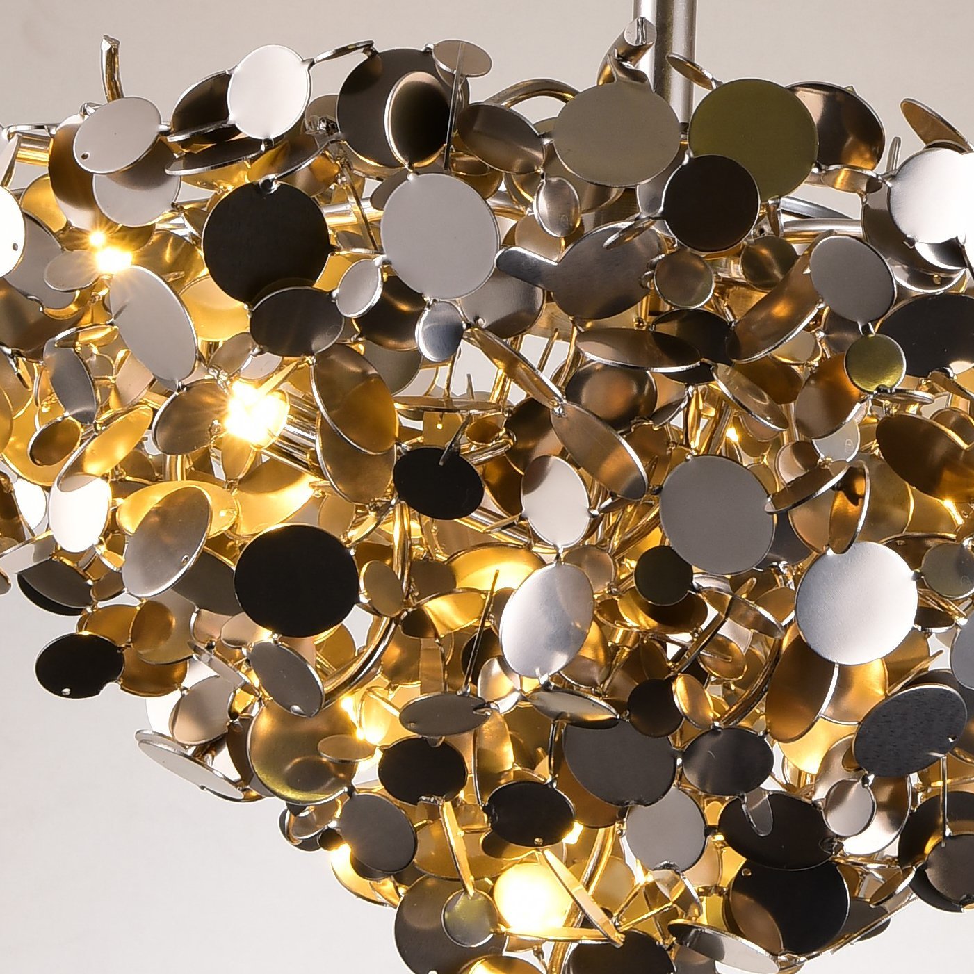 Plutot Halo Round Penny Chandelier - Italian Concept