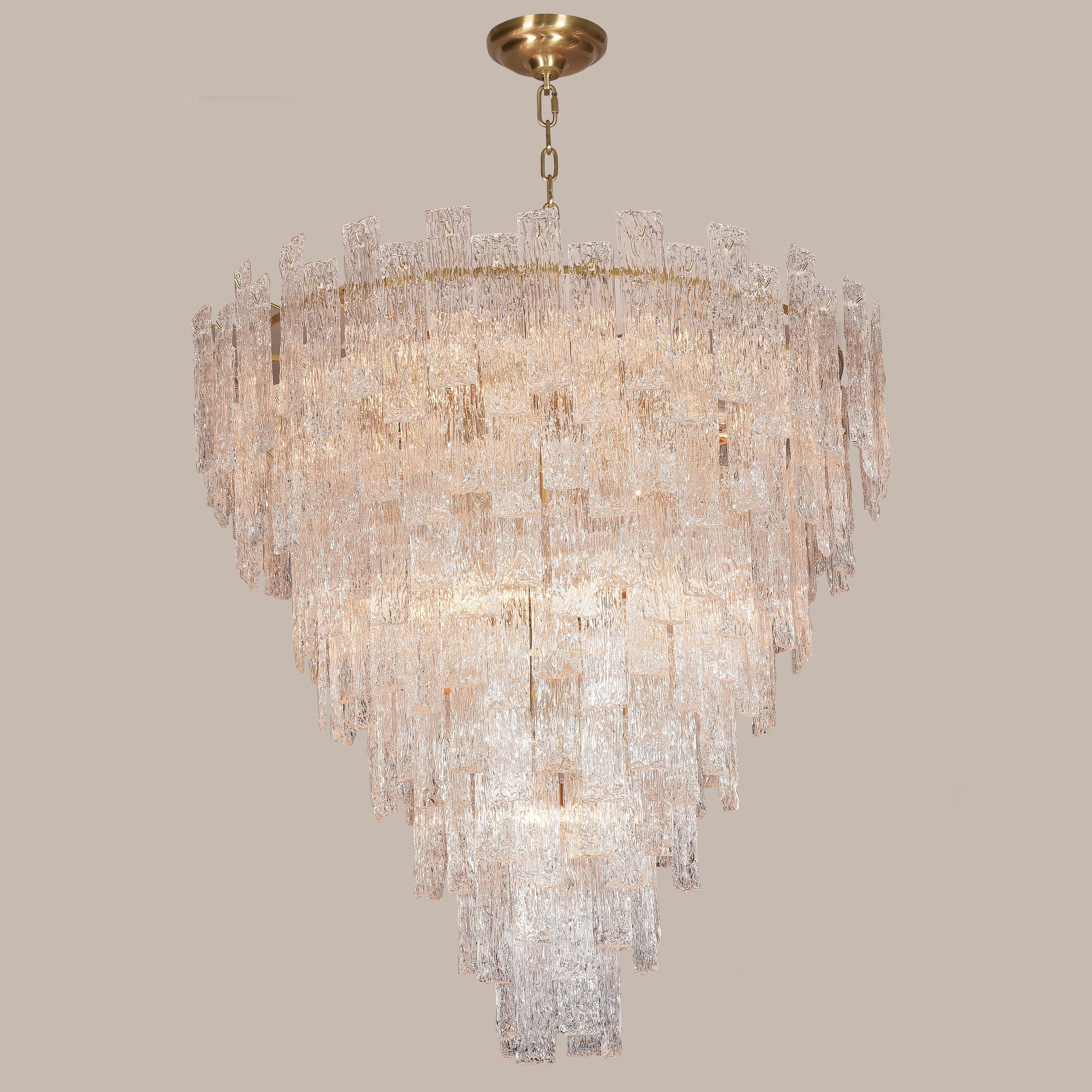 Giovanni Cascade Tiered Murano Glass Chandelier - Italian Concept
