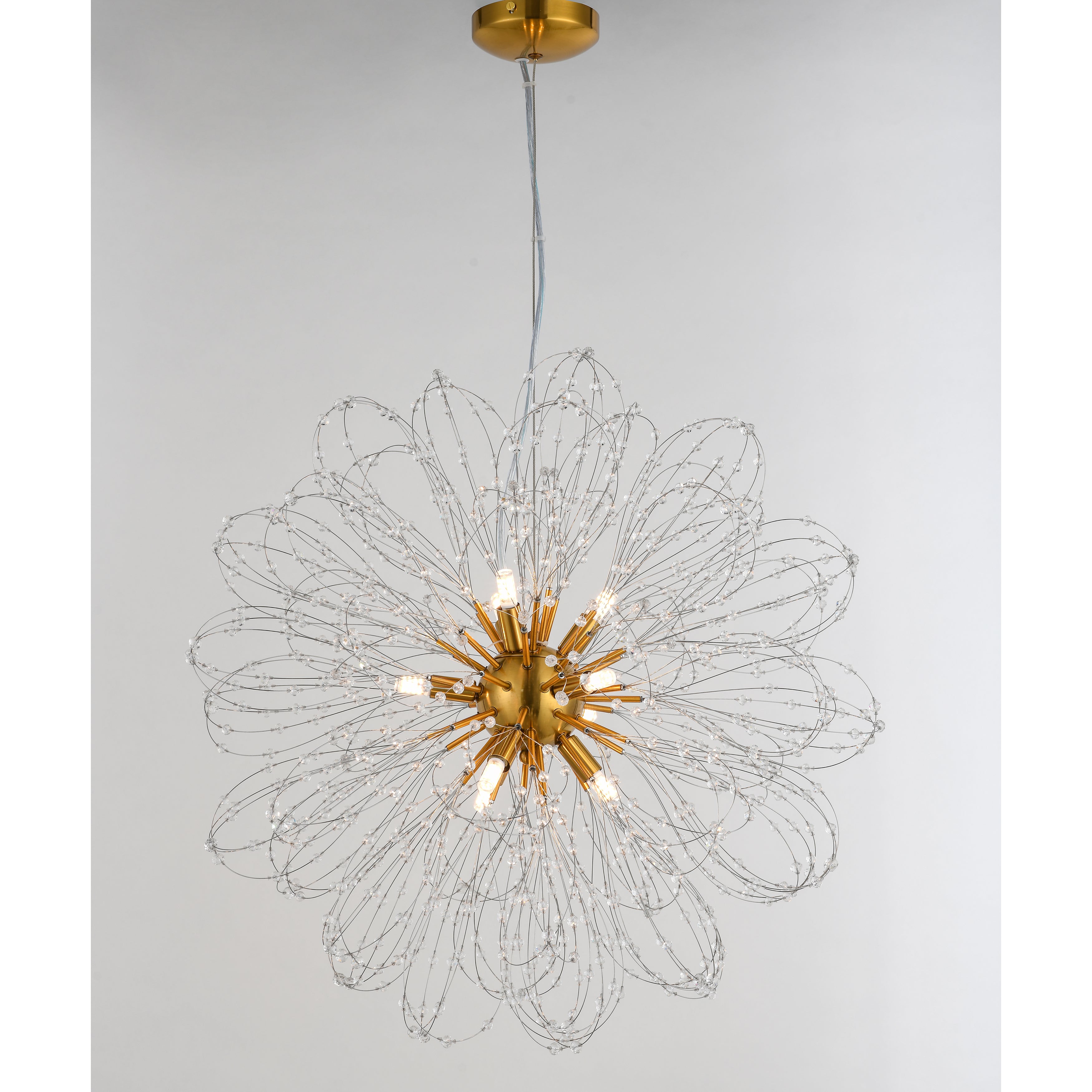 Mina Dandelion Sputnik Starburst Chandelier - Italian Concept -
