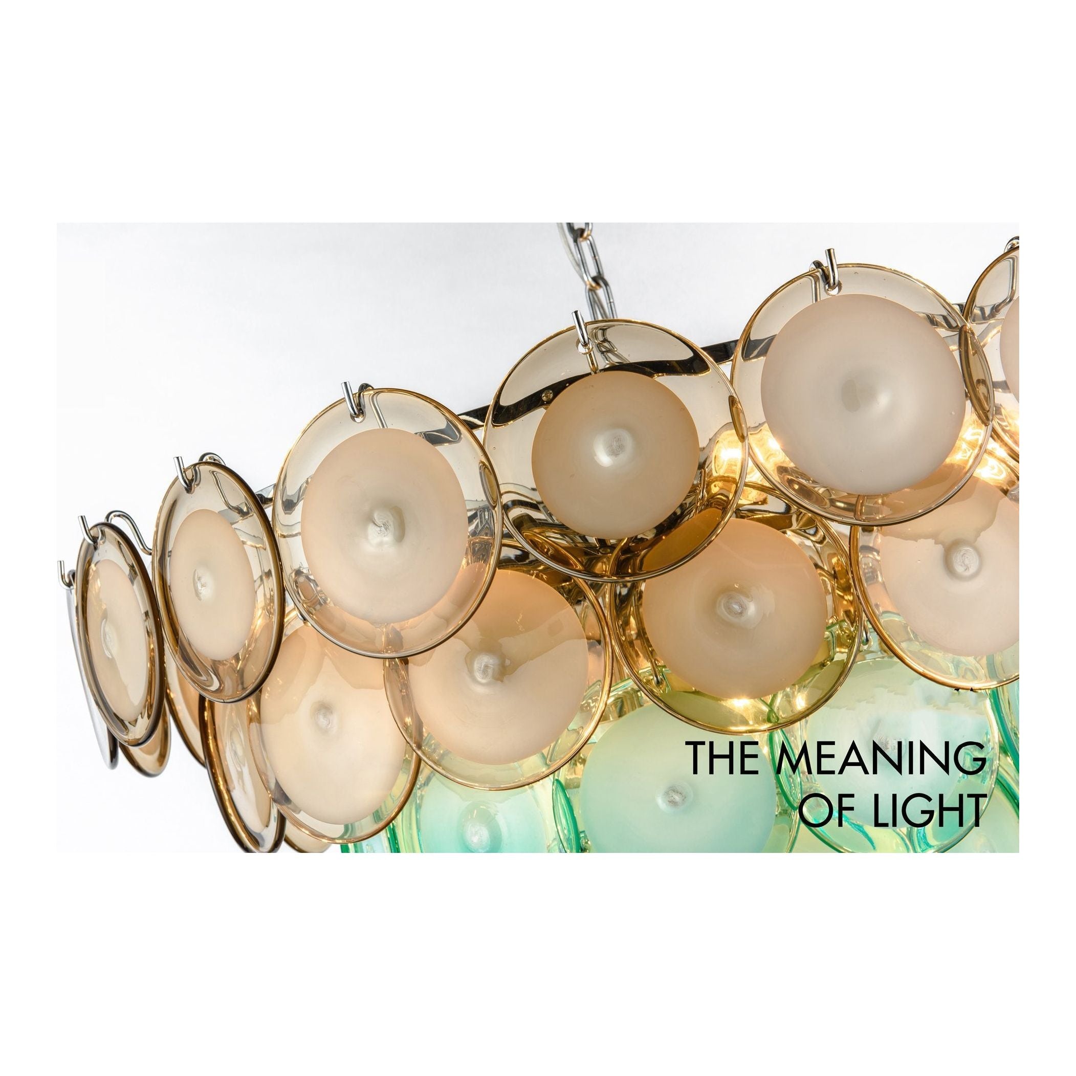 Bettina Murano Round Glass Chandelier - Italian Concept -
