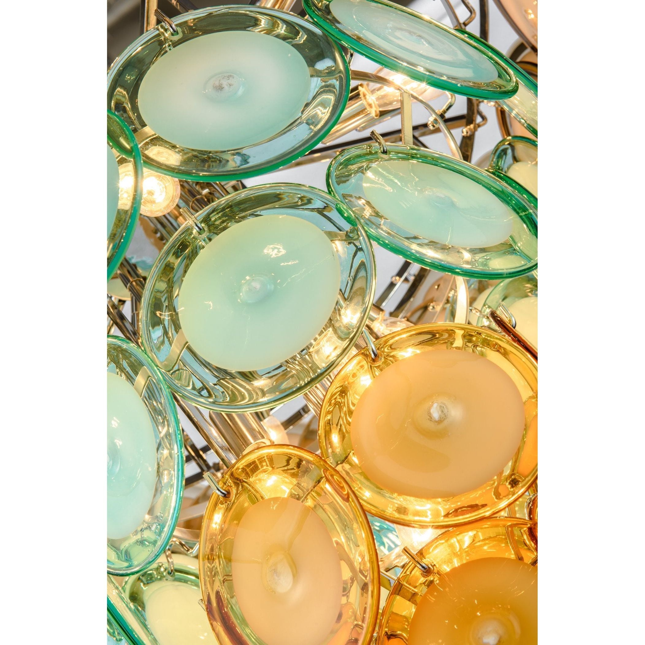 Bettina Murano Round Glass Chandelier - Italian Concept -