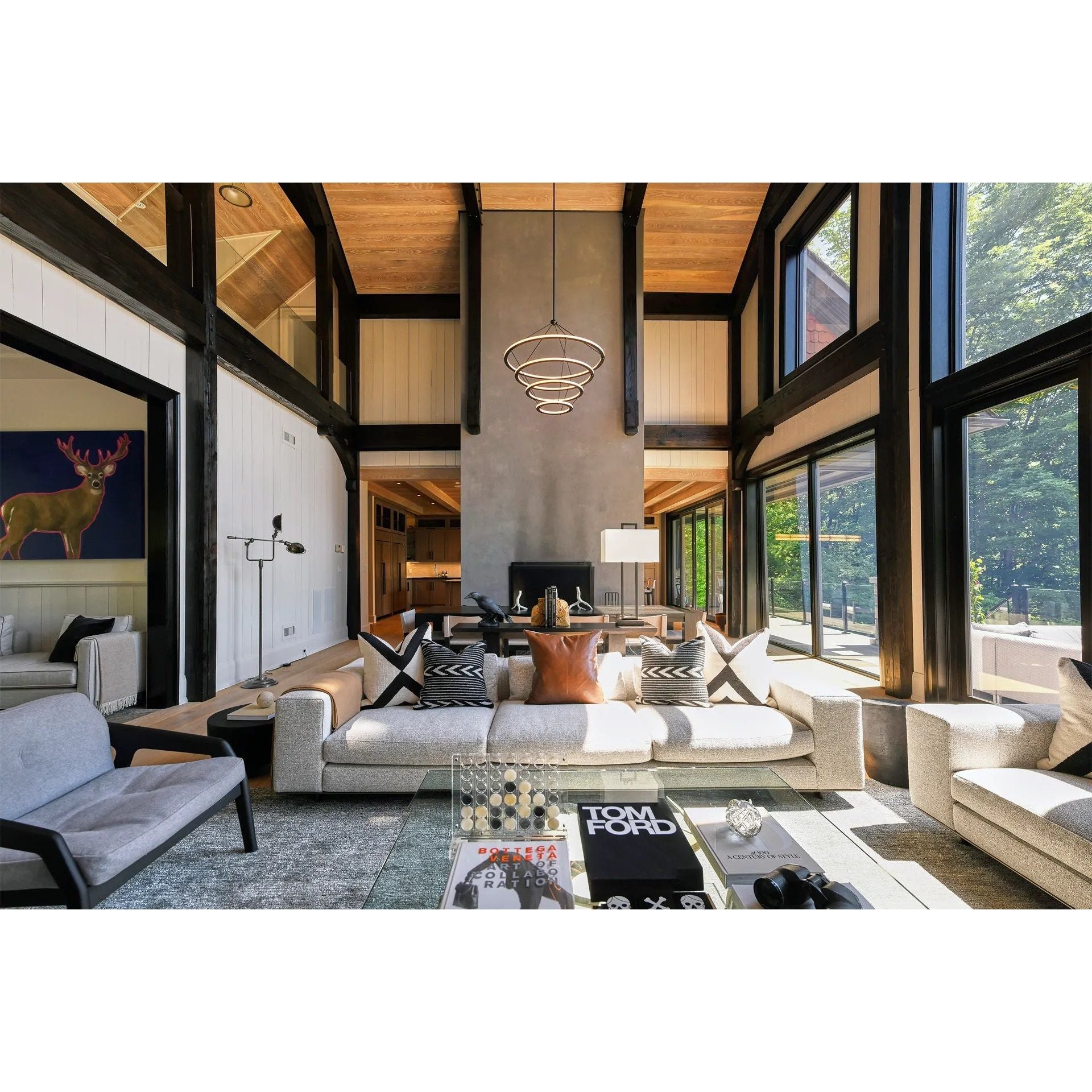 Ogee Arch 4-Ring LED Chandelier - Italian Concept