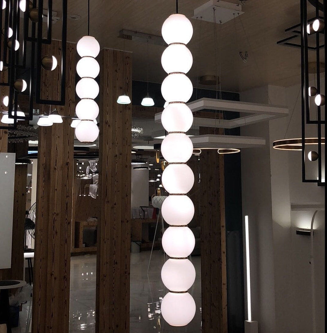 Jewels String Glass Globe Pendant Light - Italian Concept