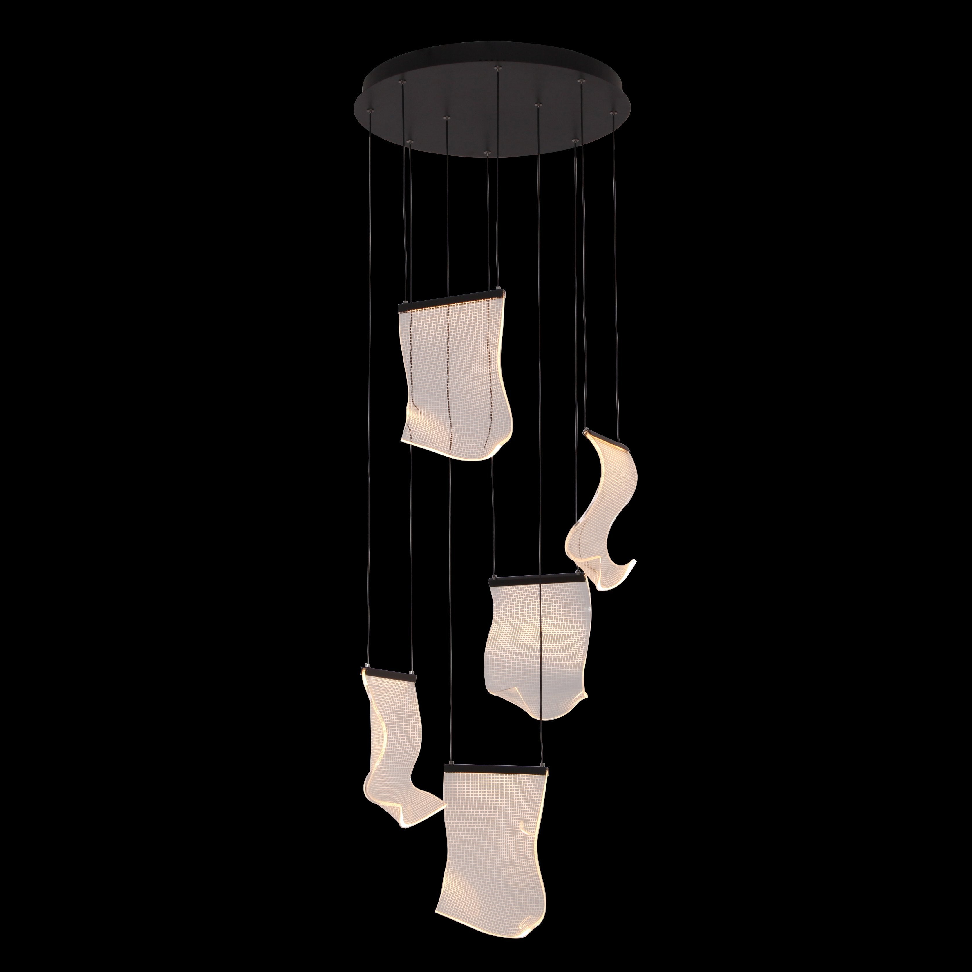 Axien Paper LED Foyer Pendant Light - Italian Concept -