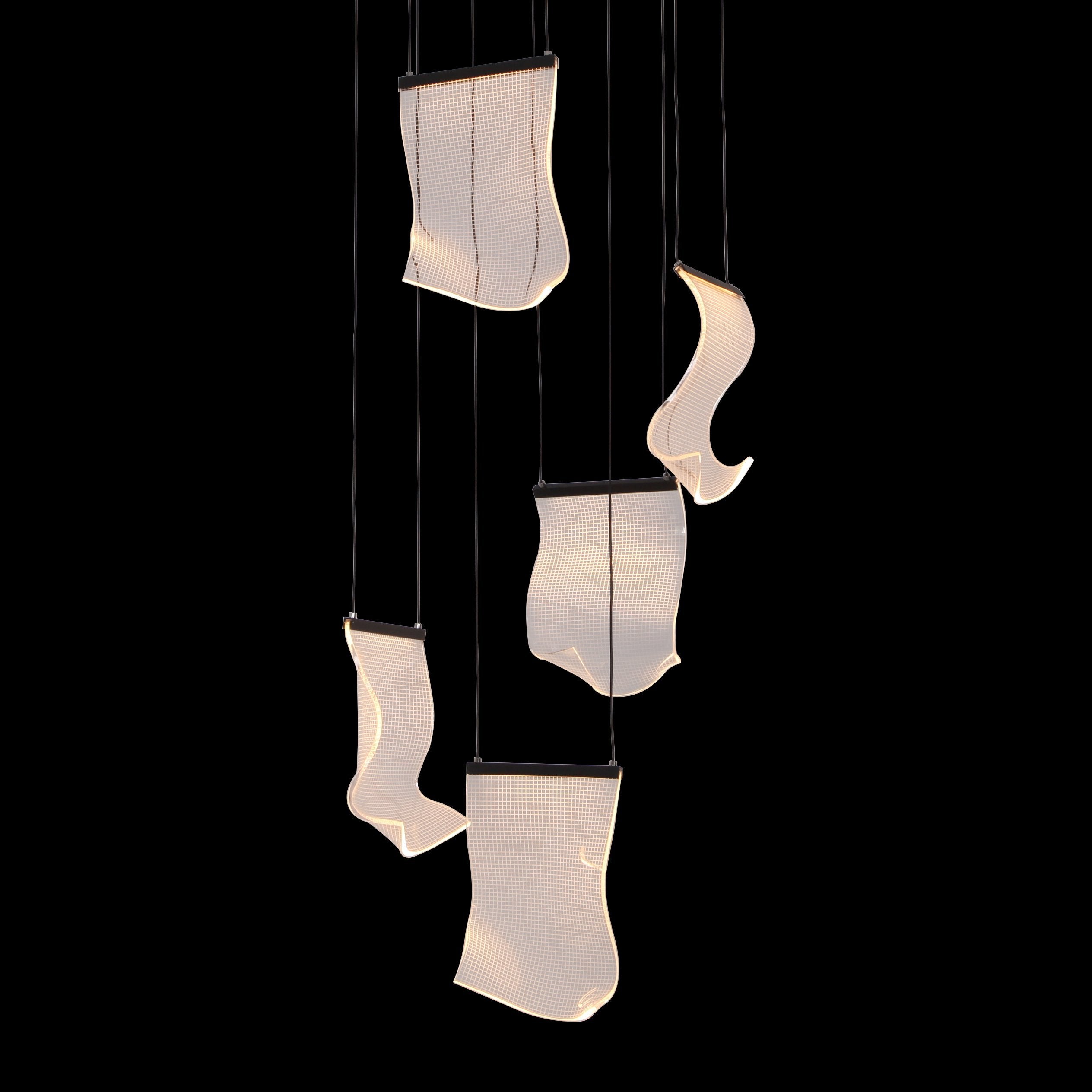 Axien Paper LED Foyer Pendant Light - Italian Concept -