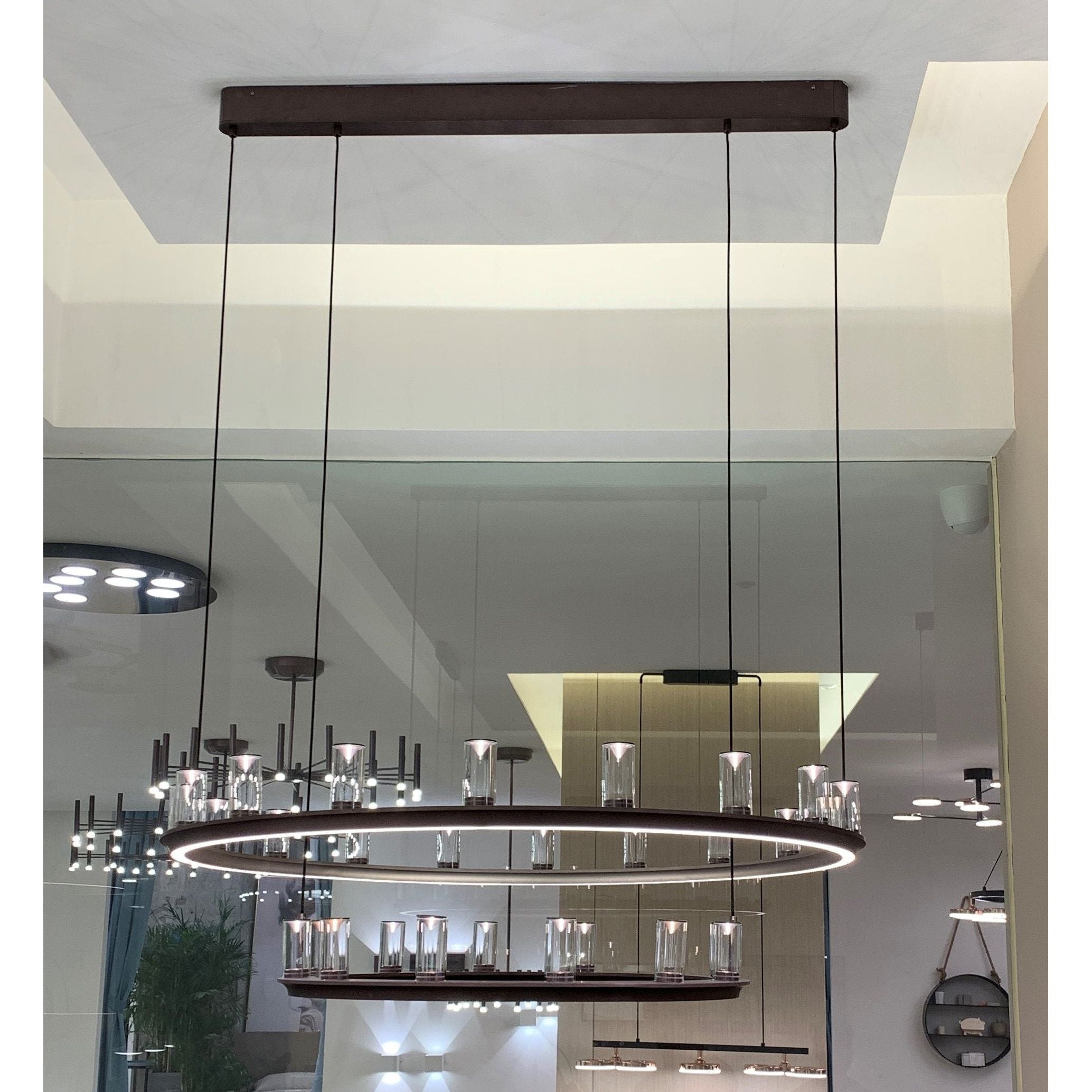 Aprilia Round LED Ring Chandelier - Italian Concept -