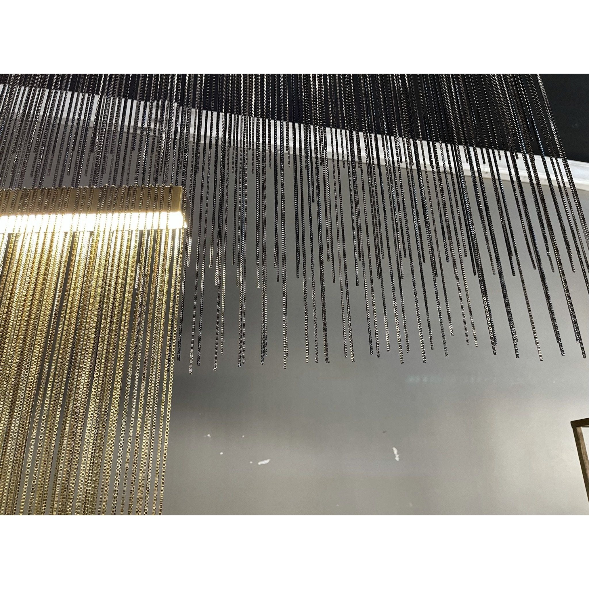 Villa Je Suis Linear Bar LED Chain Chandelier - Italian Concept