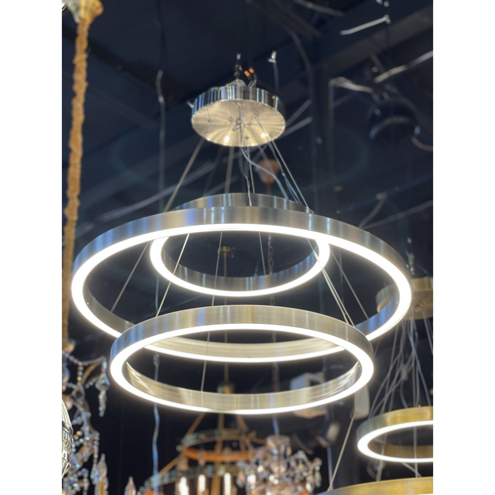 Ancillary 3-Ring LED Chandelier - Italian Concept -
