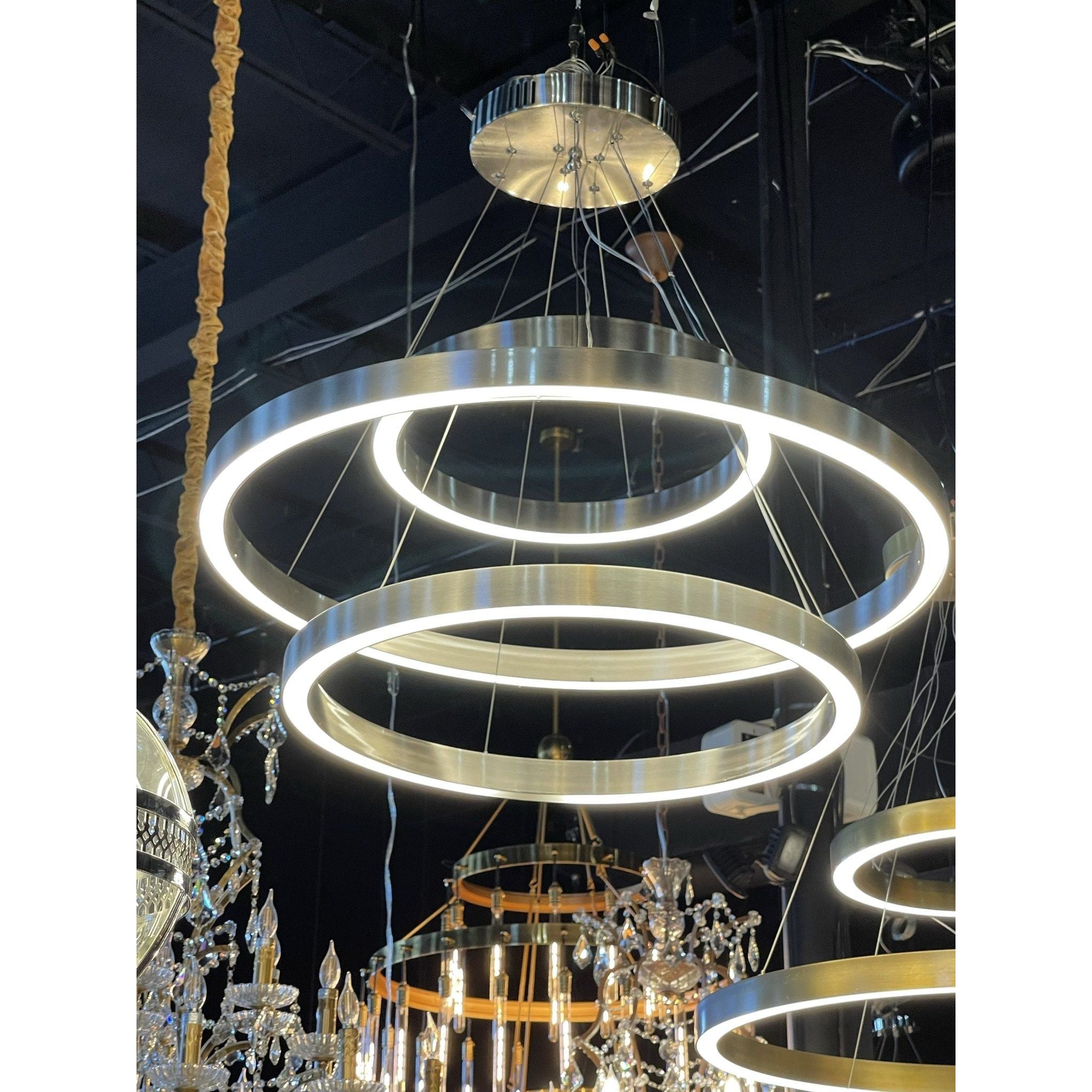 Ancillary 3-Ring LED Chandelier - Italian Concept -