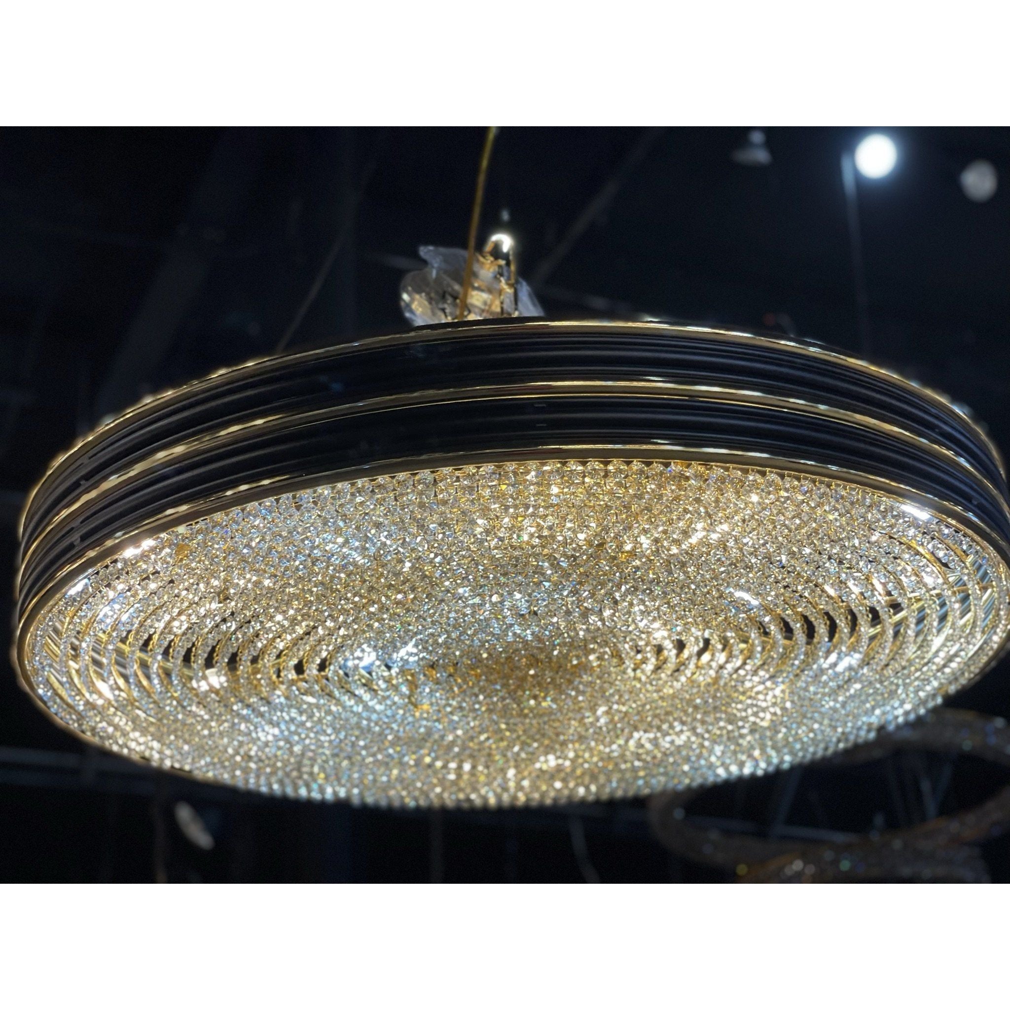 Valentina Round Crystal Chandelier - Italian Concept