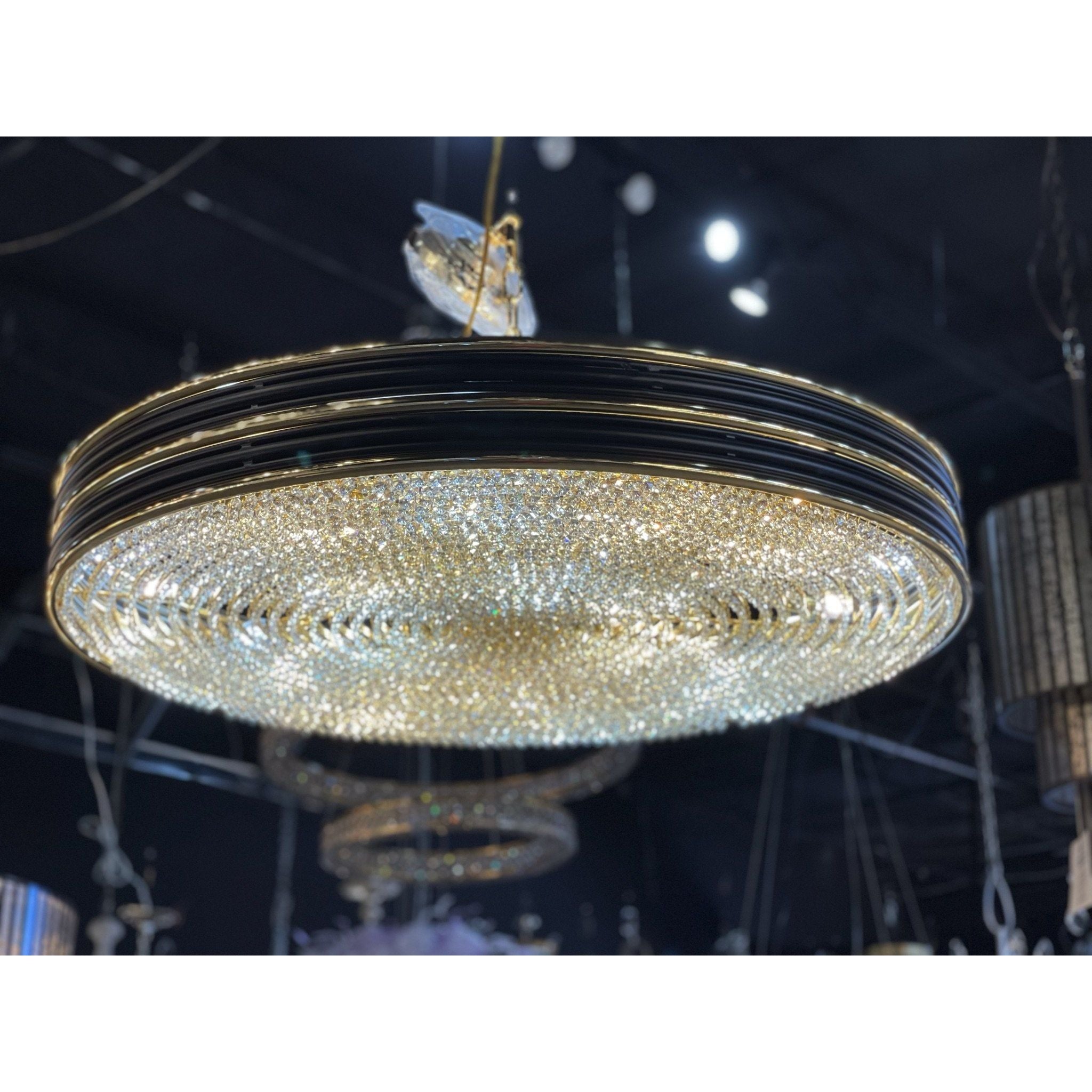 Valentina Round Crystal Chandelier - Italian Concept
