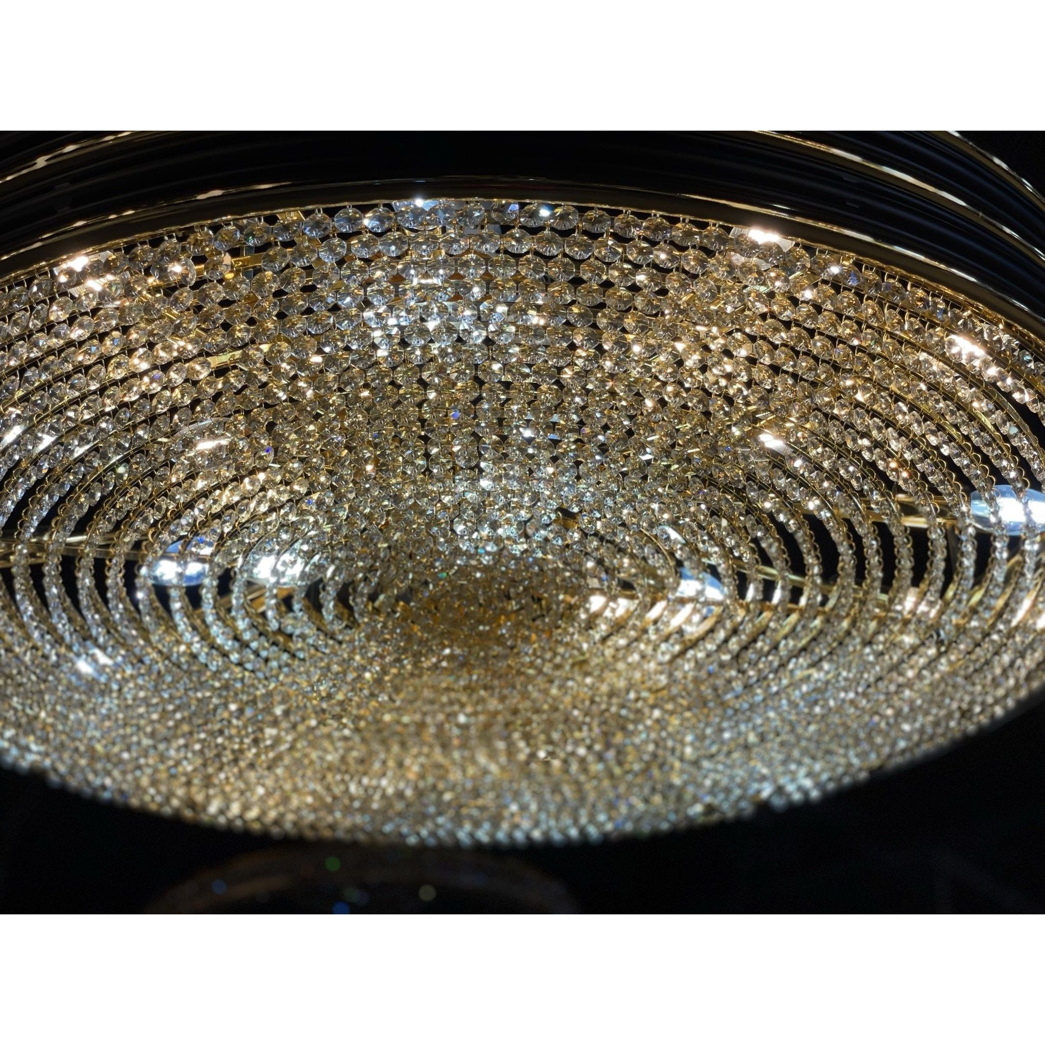 Valentina Round Crystal Chandelier - Italian Concept