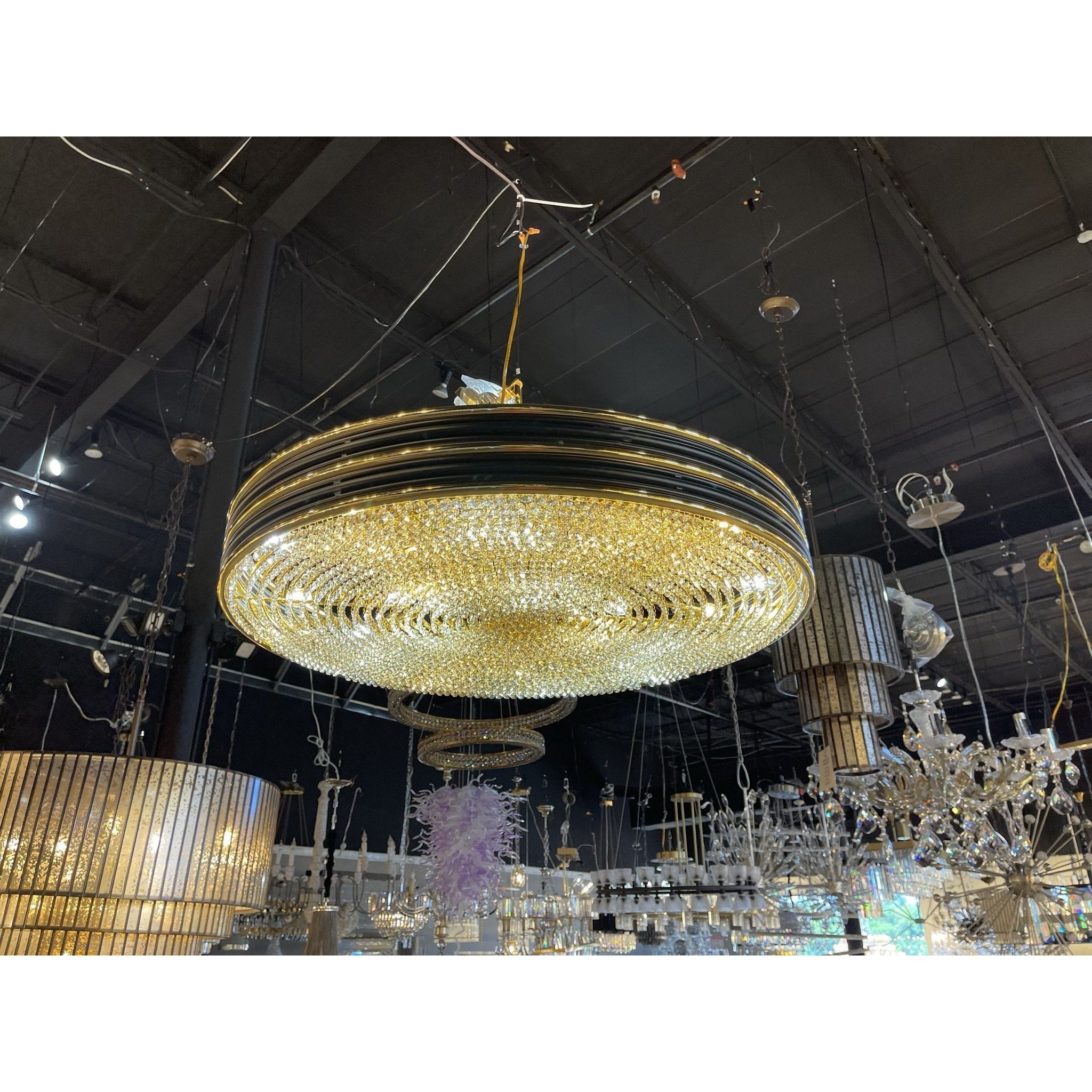 Valentina Round Crystal Chandelier - Italian Concept