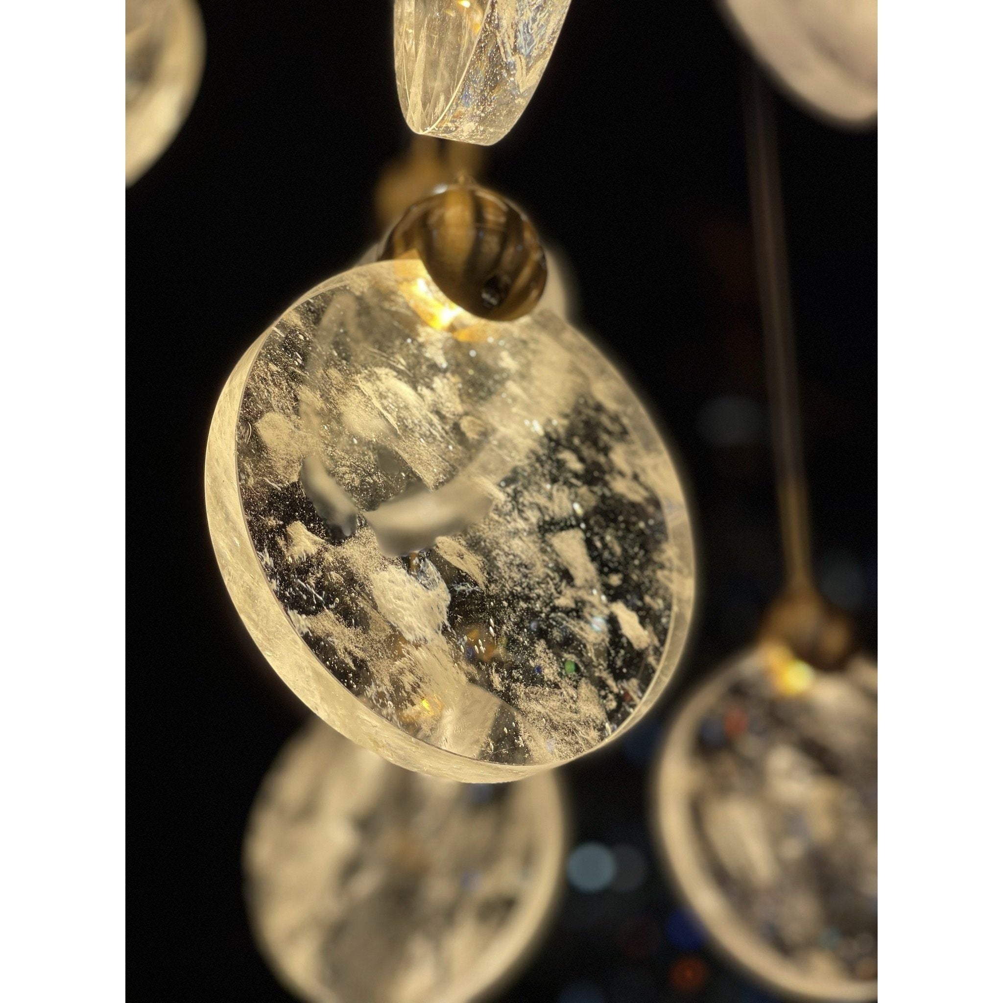 Aurora Cloud Glass Cluster LED Pendant Light - Italian Concept -