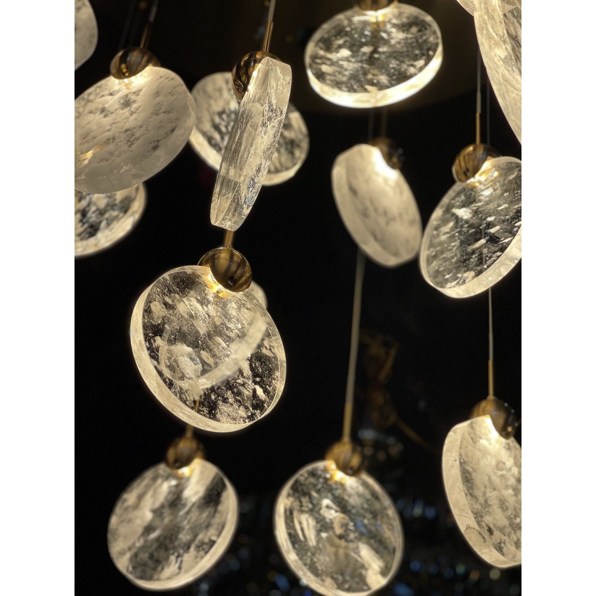 Aurora Cloud Glass Cluster LED Pendant Light - Italian Concept -