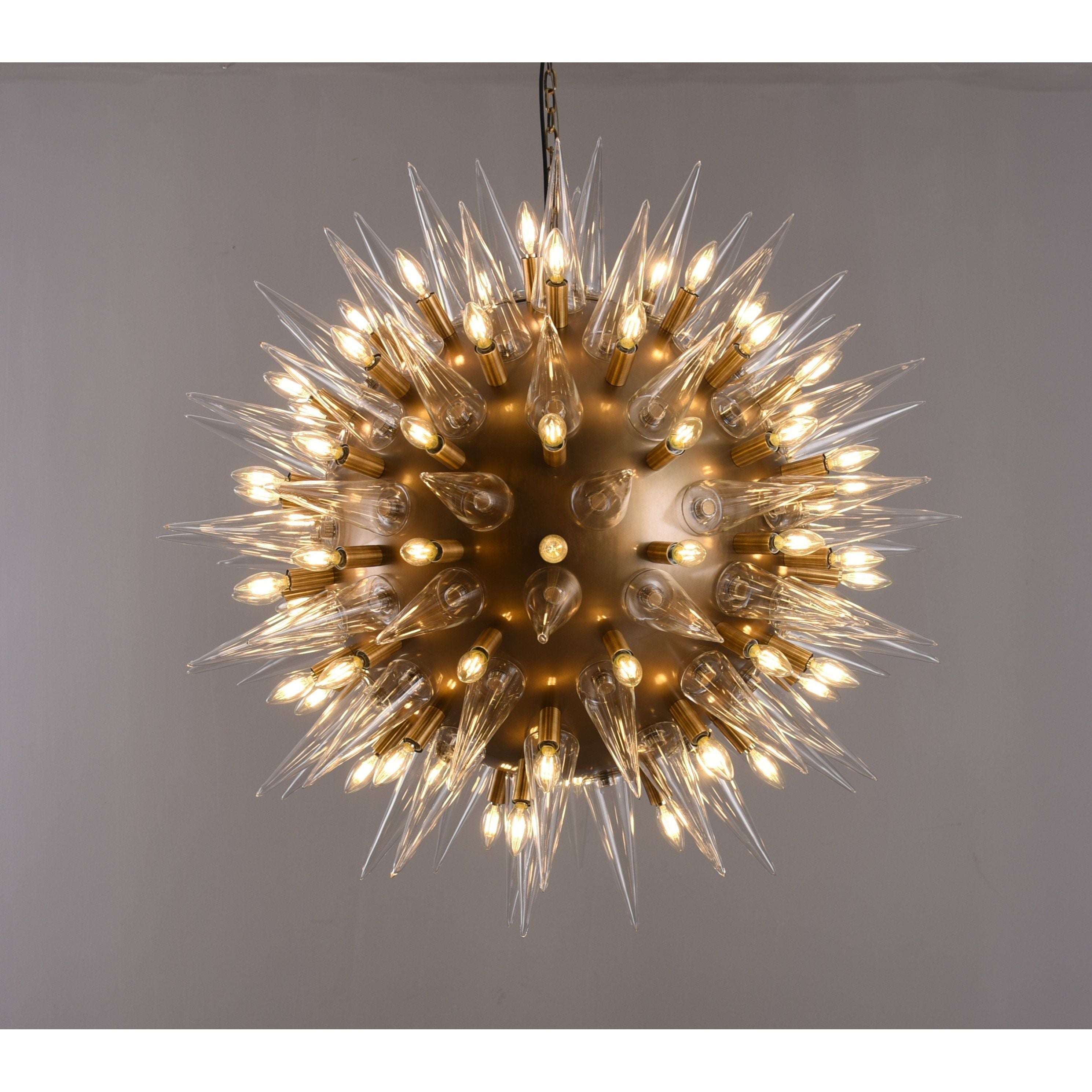 Atomic Round Sputnik Starburst Chandelier - Italian Concept -