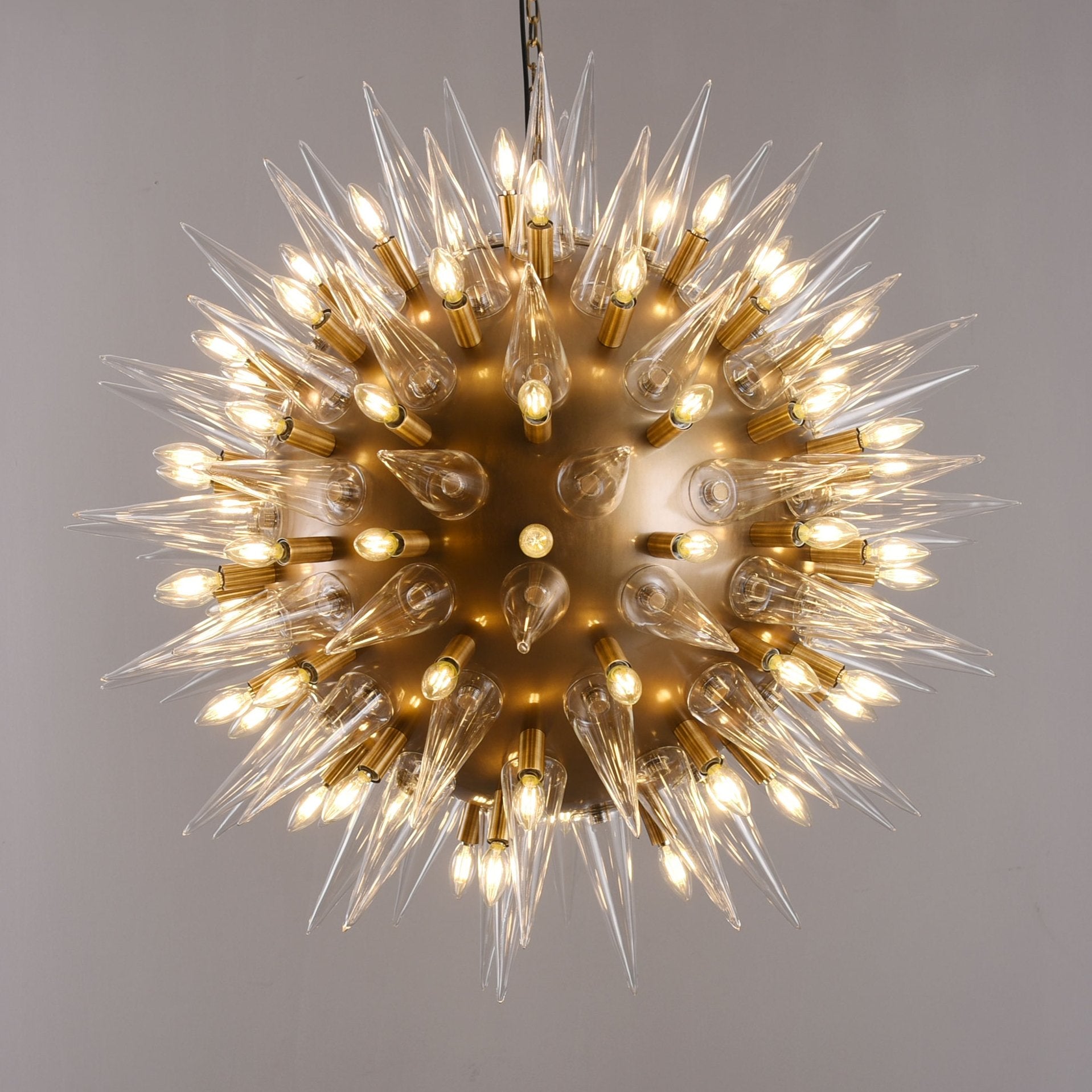 Atomic Round Sputnik Starburst Chandelier - Italian Concept -