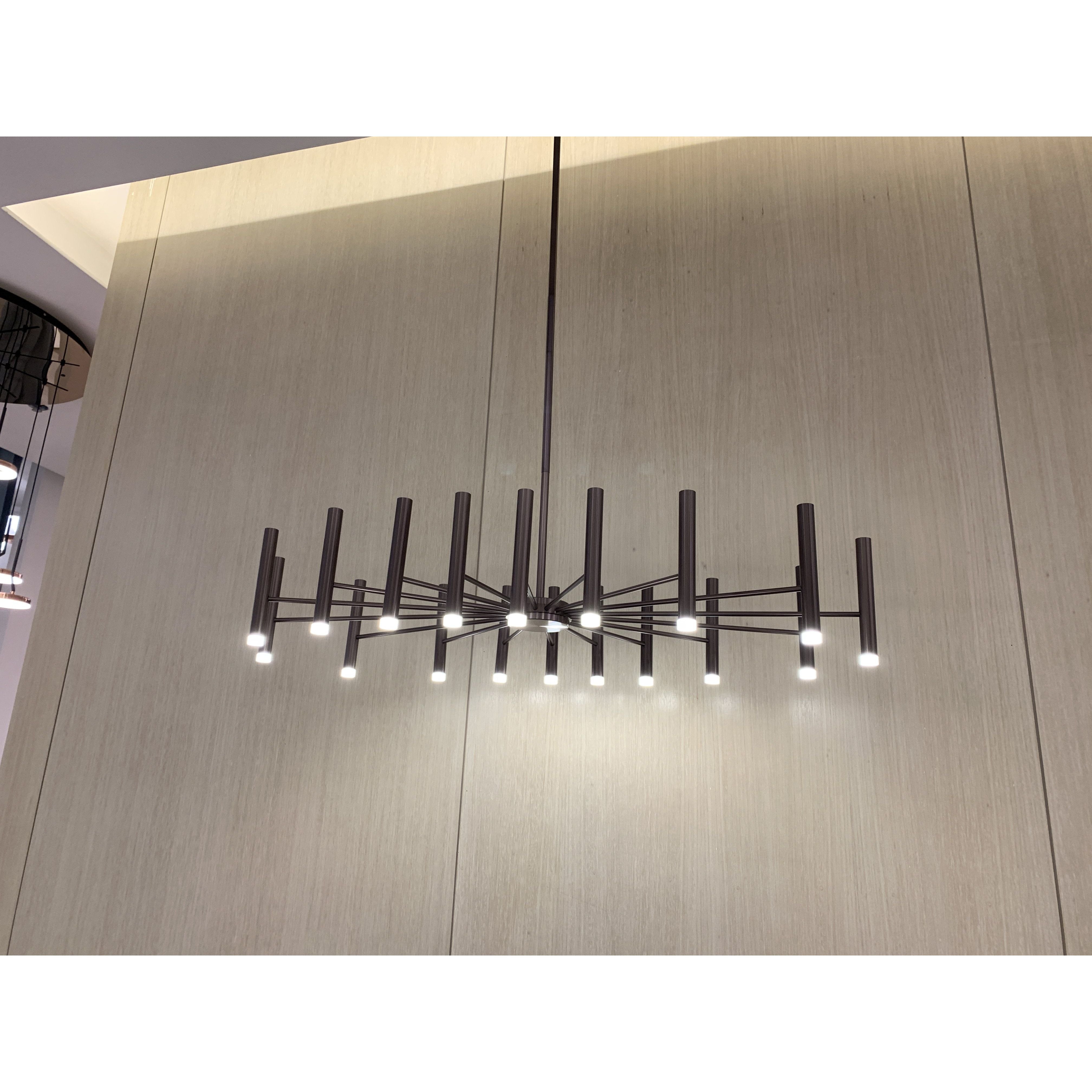 Gabin Sputnik Oval LED Ring Chandelier - Italian Concept