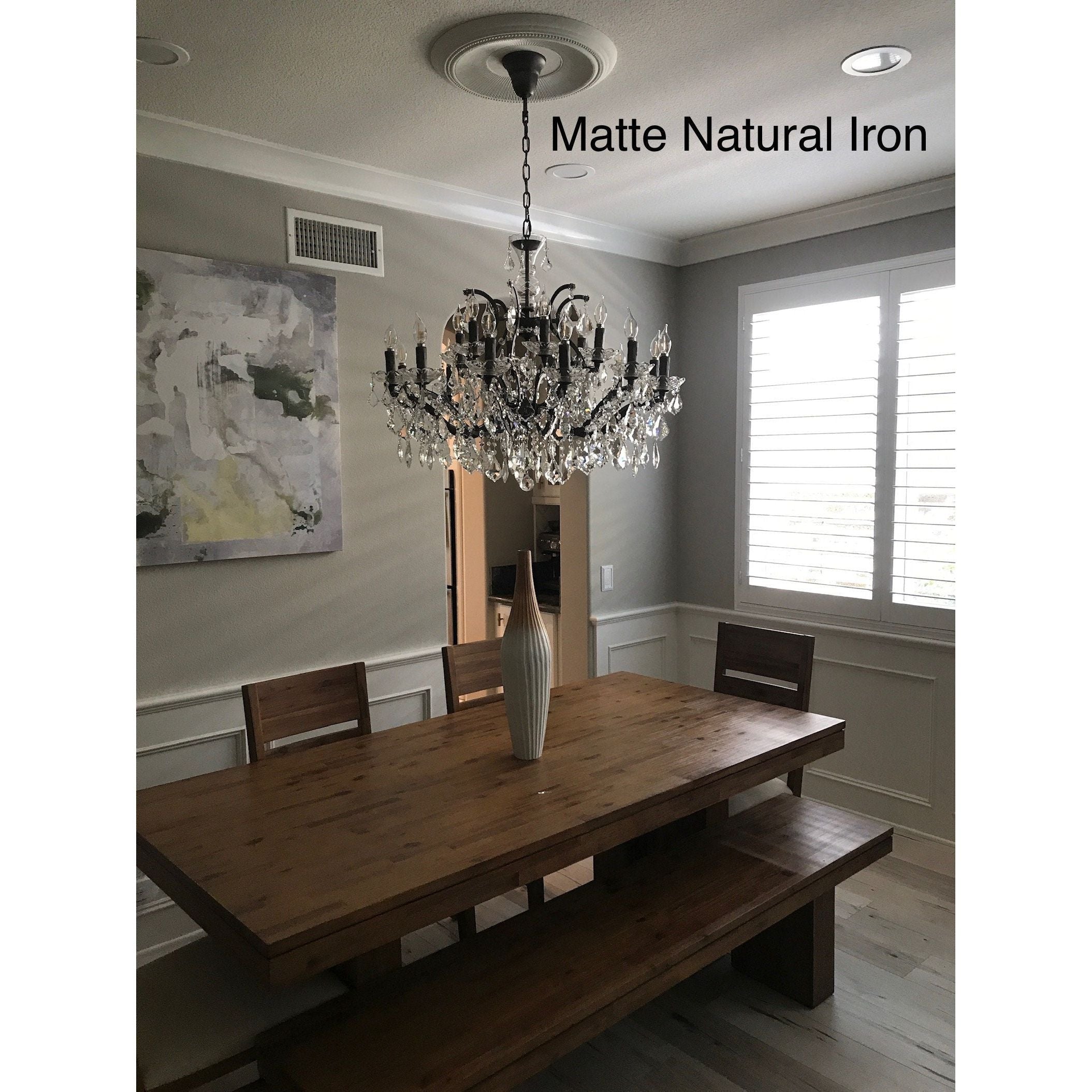 18 Light Maria Theresa Crystal Chandelier - Italian Concept -