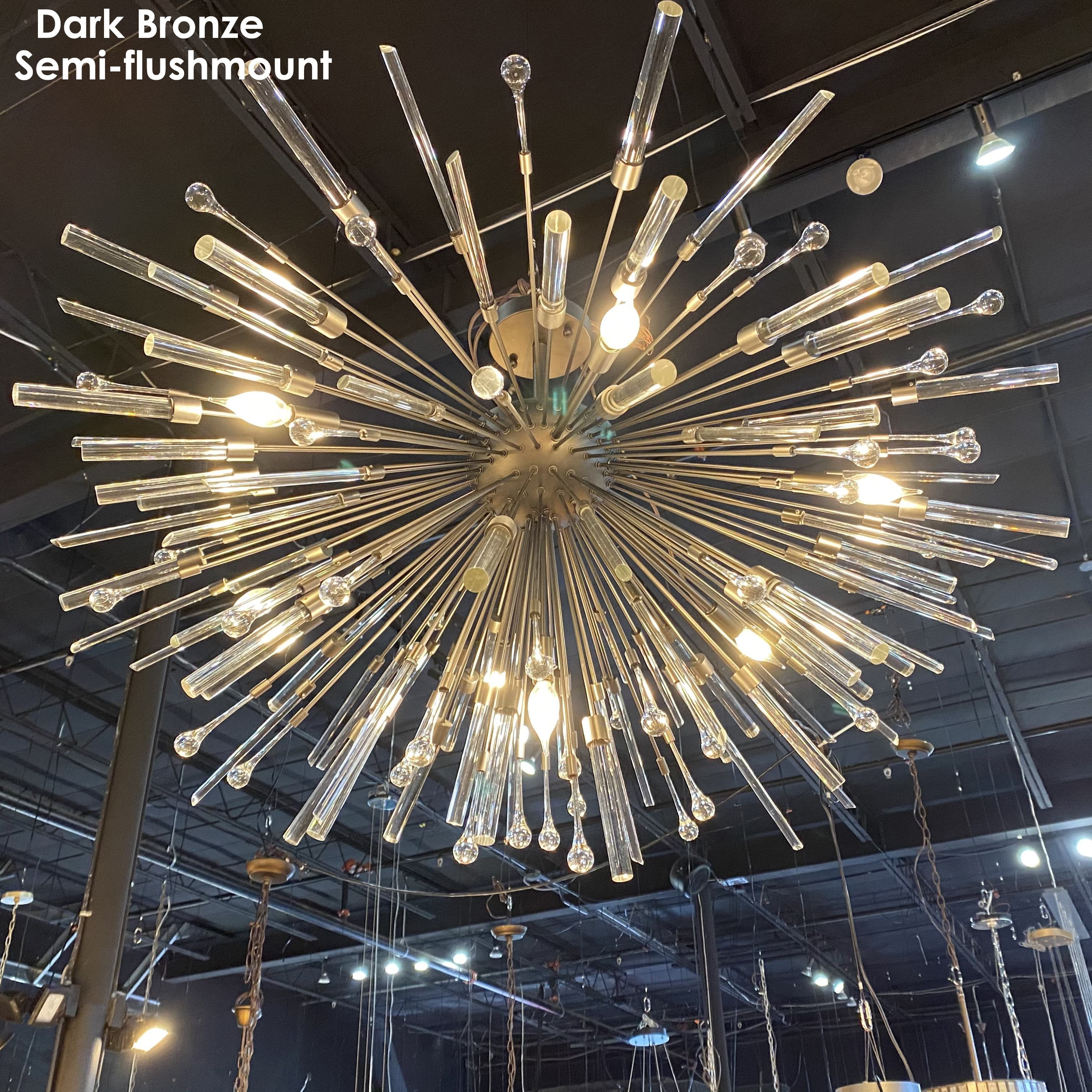 Aisar Sputnik Flushmount Starburst Chandelier - Italian Concept -