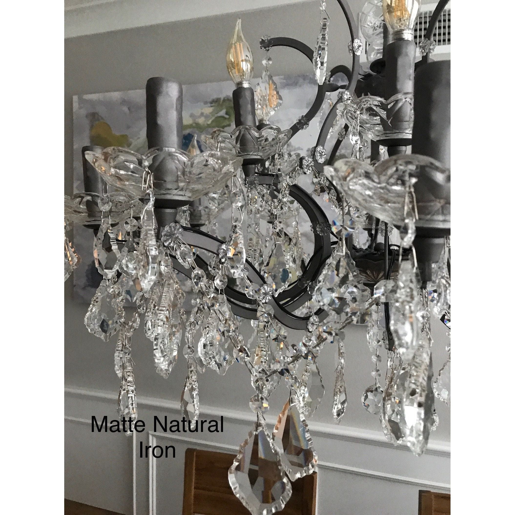 4 Light Maria Theresa Crystal Chandelier - Italian Concept -