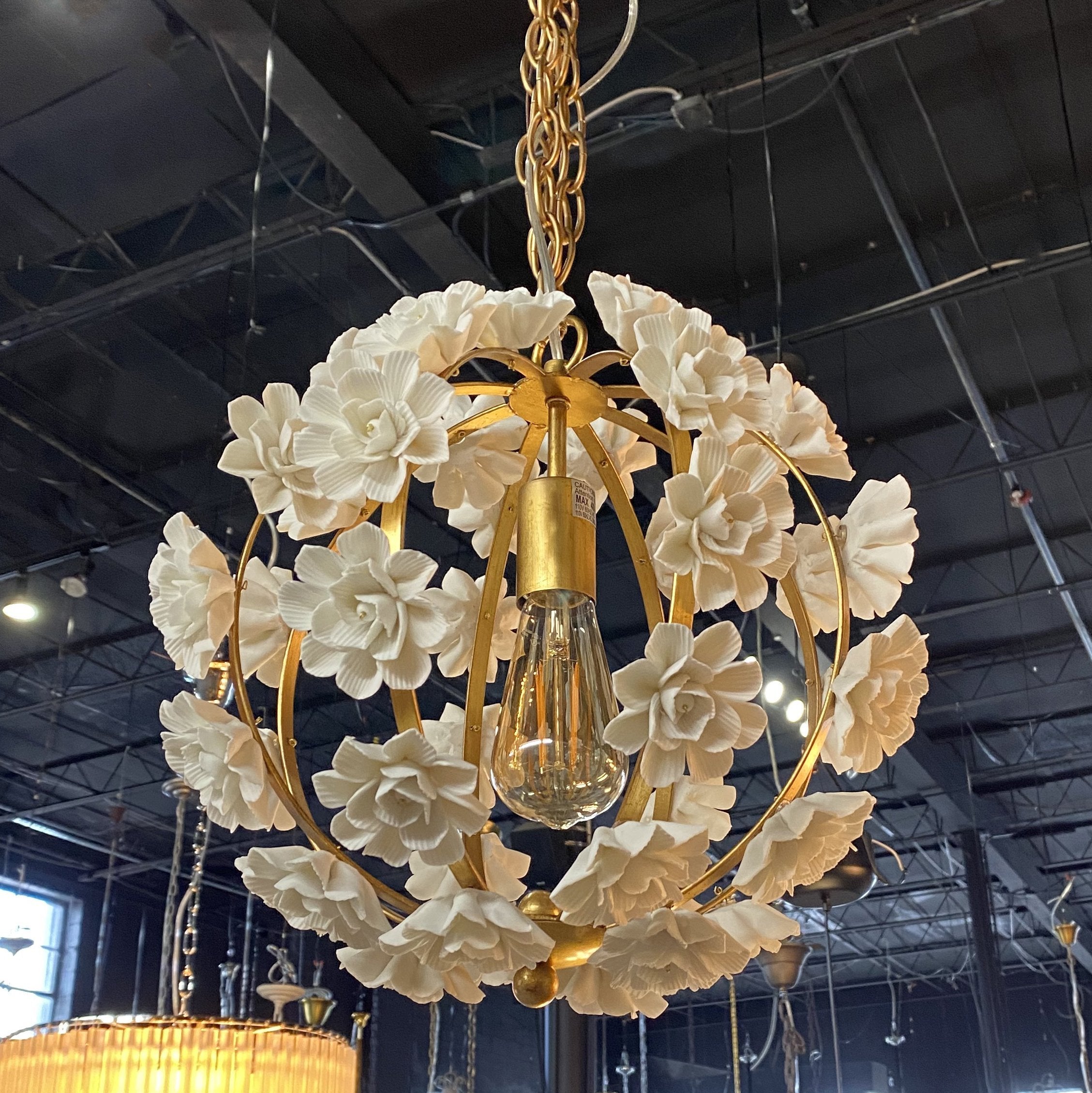 Monte Carlo Round Flower Pendant - Italian Concept