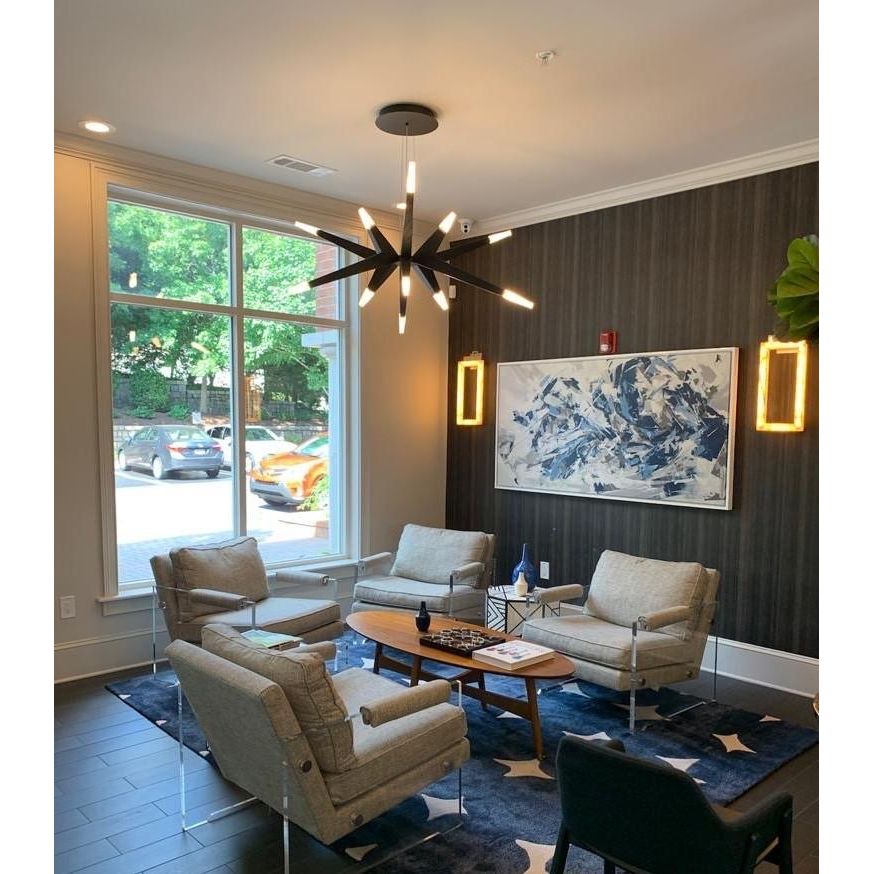 Ania Sputnik Starburst LED Chandelier - Italian Concept -