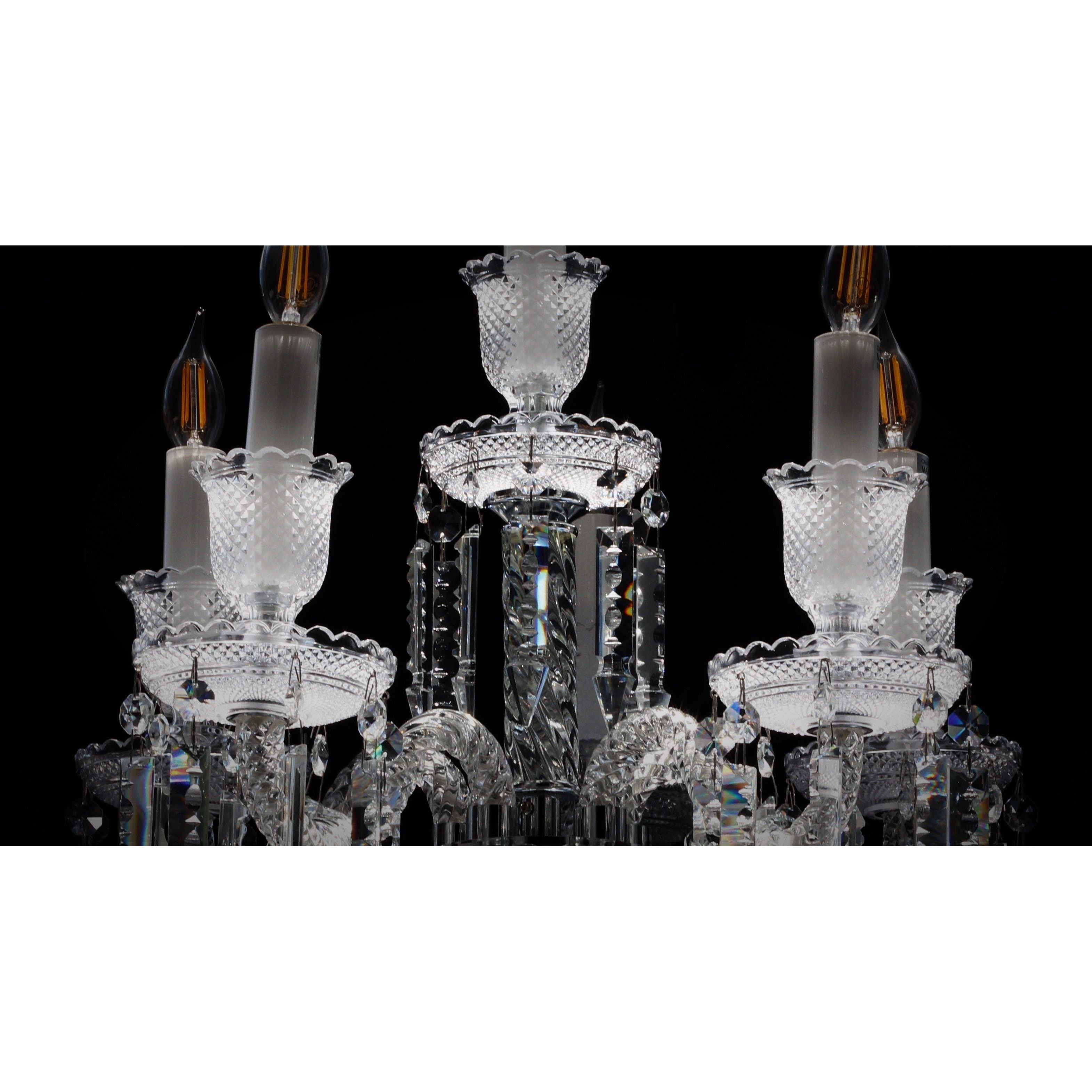 6L Zenith Crystal Table Lamp - Italian Concept -
