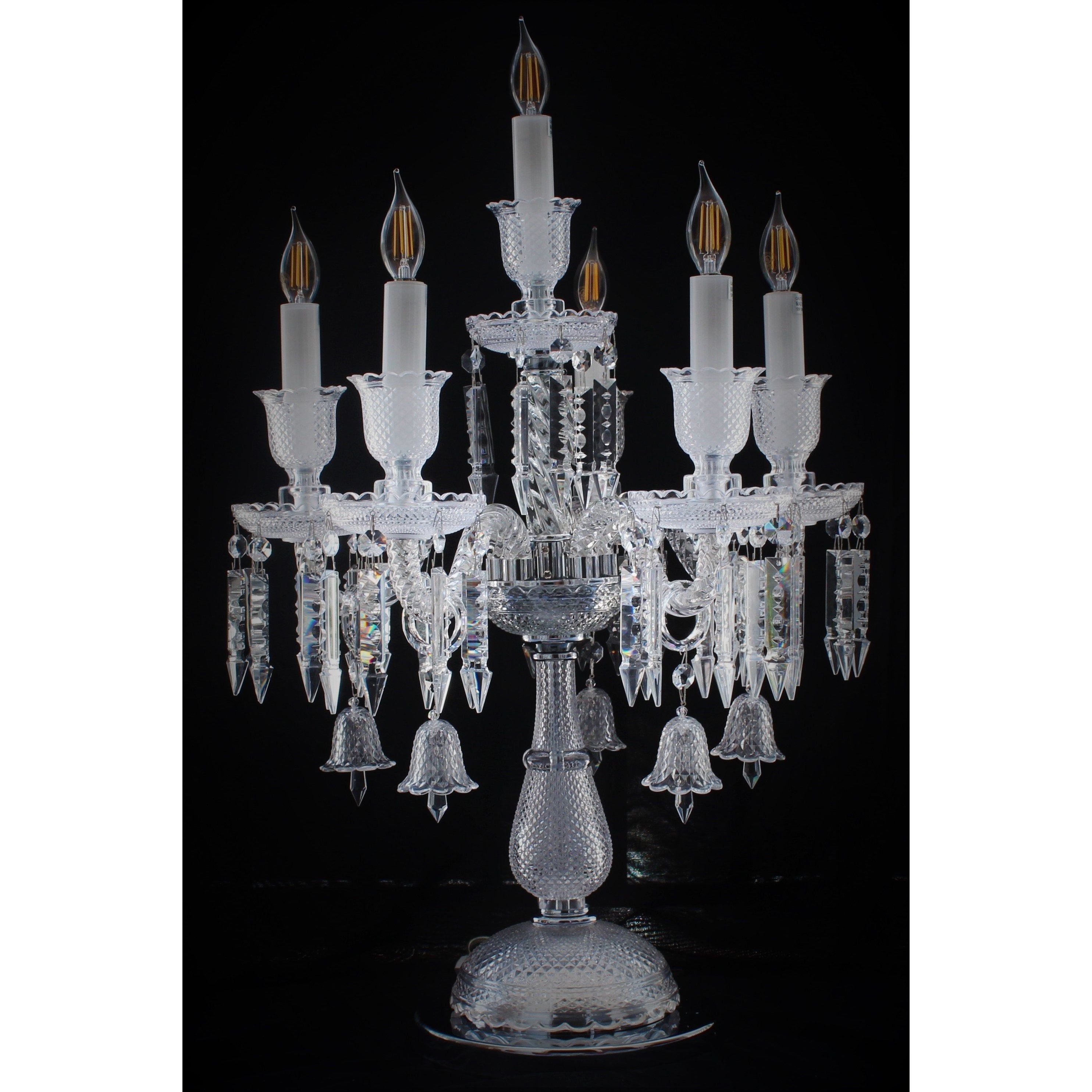 6L Zenith Crystal Table Lamp - Italian Concept -