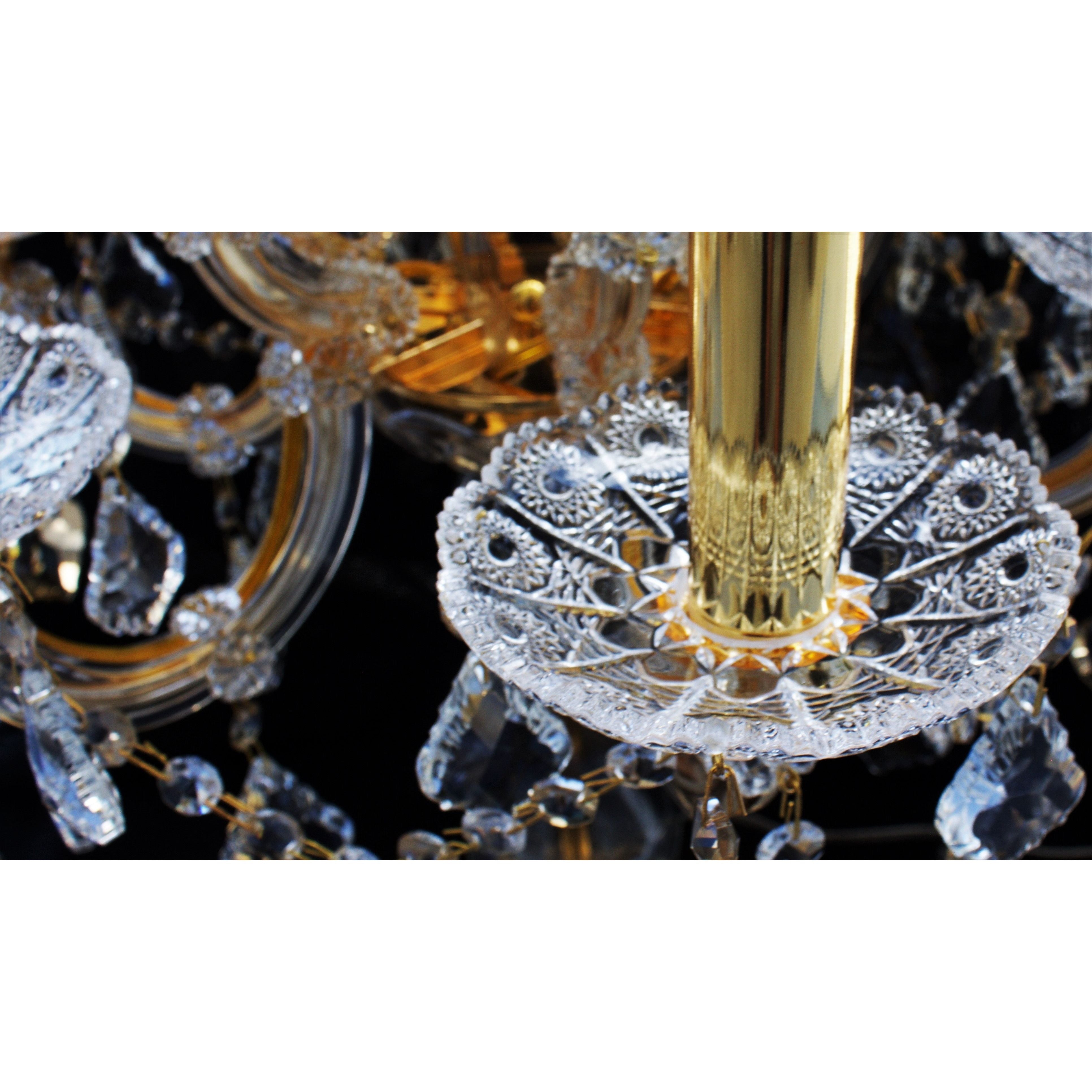 Maria Theresa 7 Light Crystal Table Lamp - Italian Concept