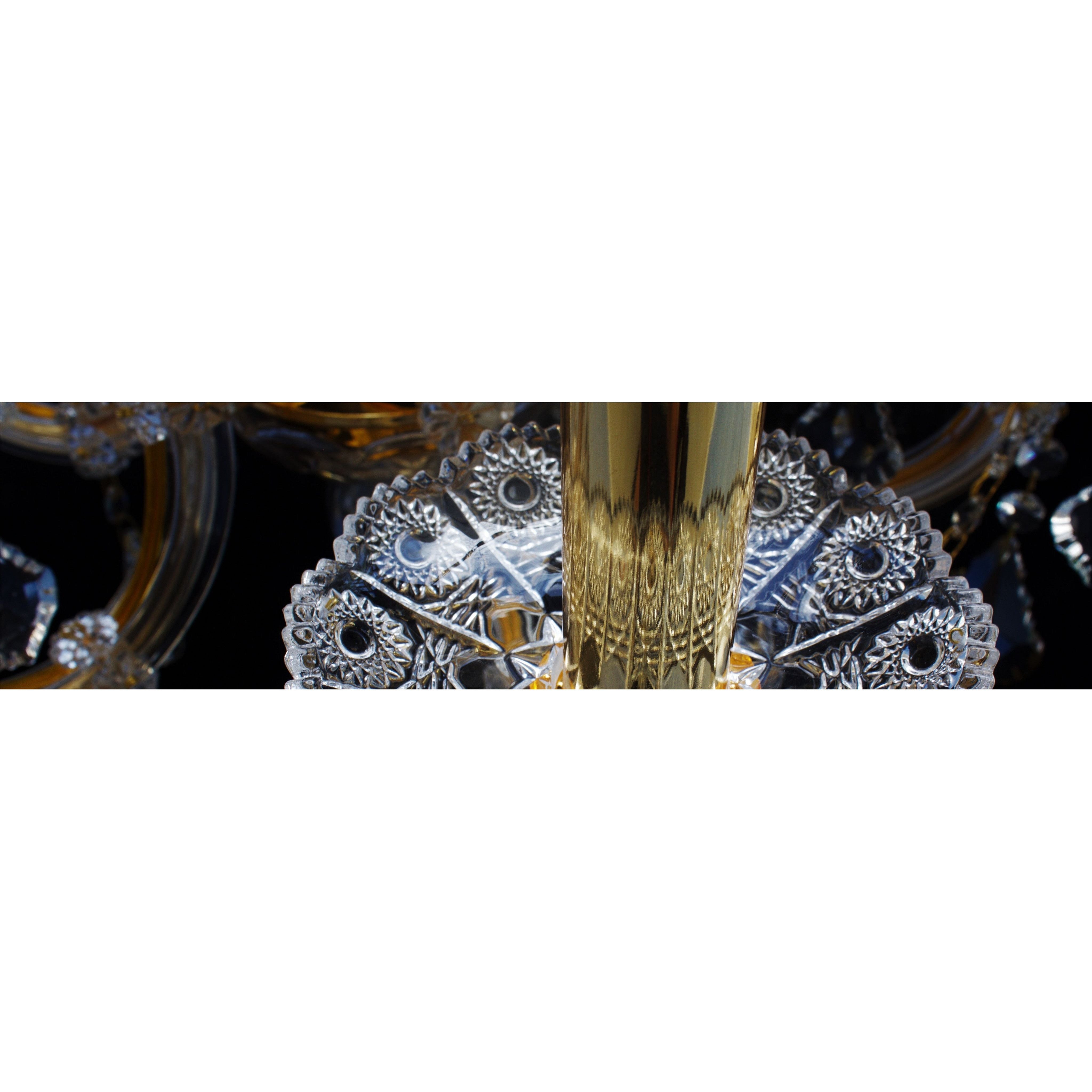 Maria Theresa 7 Light Crystal Table Lamp - Italian Concept