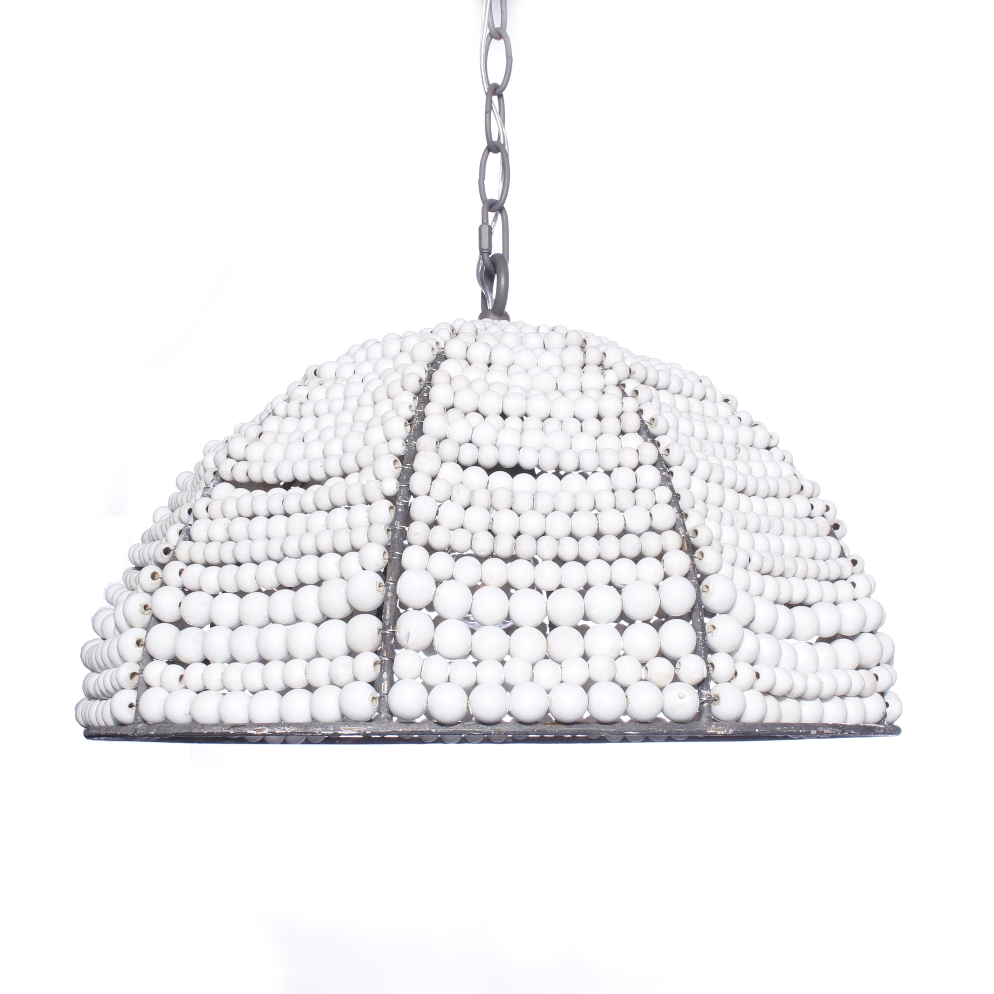 Seville Half Dome Beaded Pendant Light - Italian Concept